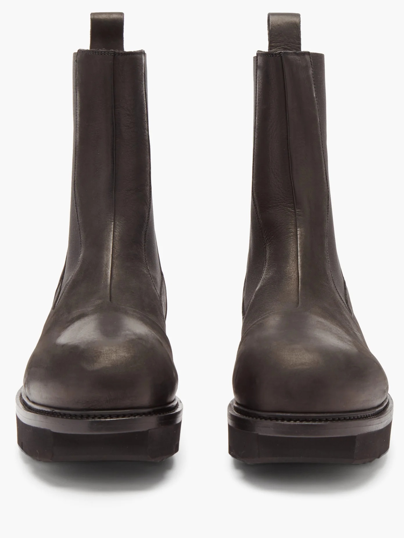 Bozo Megatooth scratched-leather Chelsea boots - 4