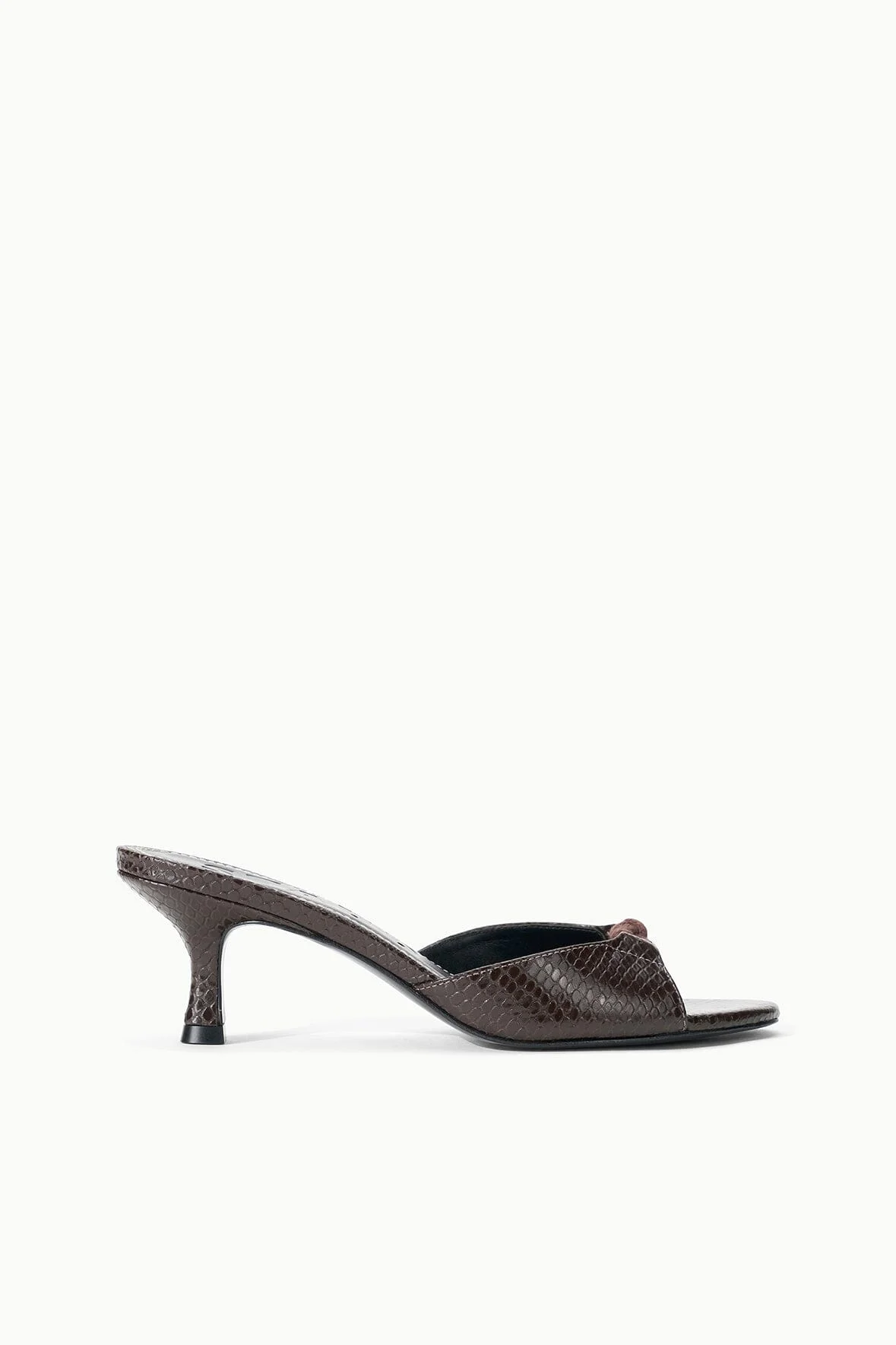 STAUD BRYNN MULE ESPRESSO SNAKE - 1