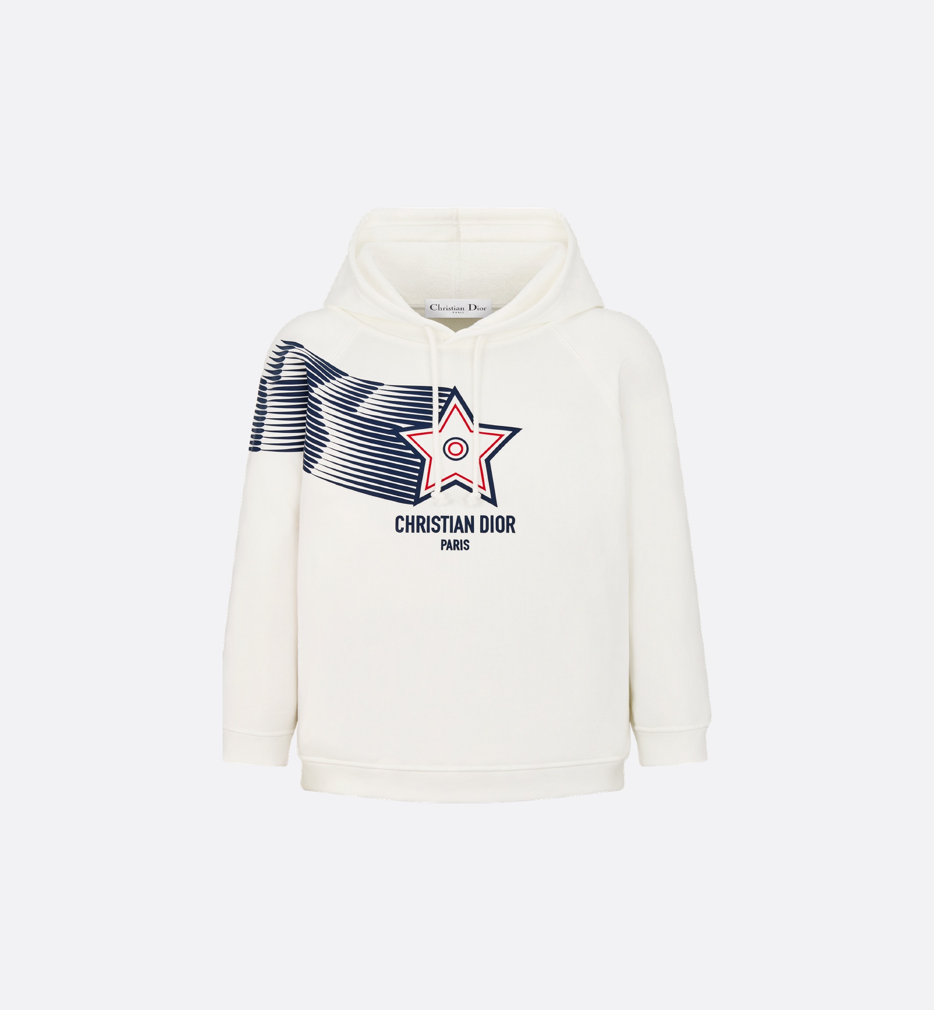 Dior Vibe Cropped Hooded Sweatshirt - 1