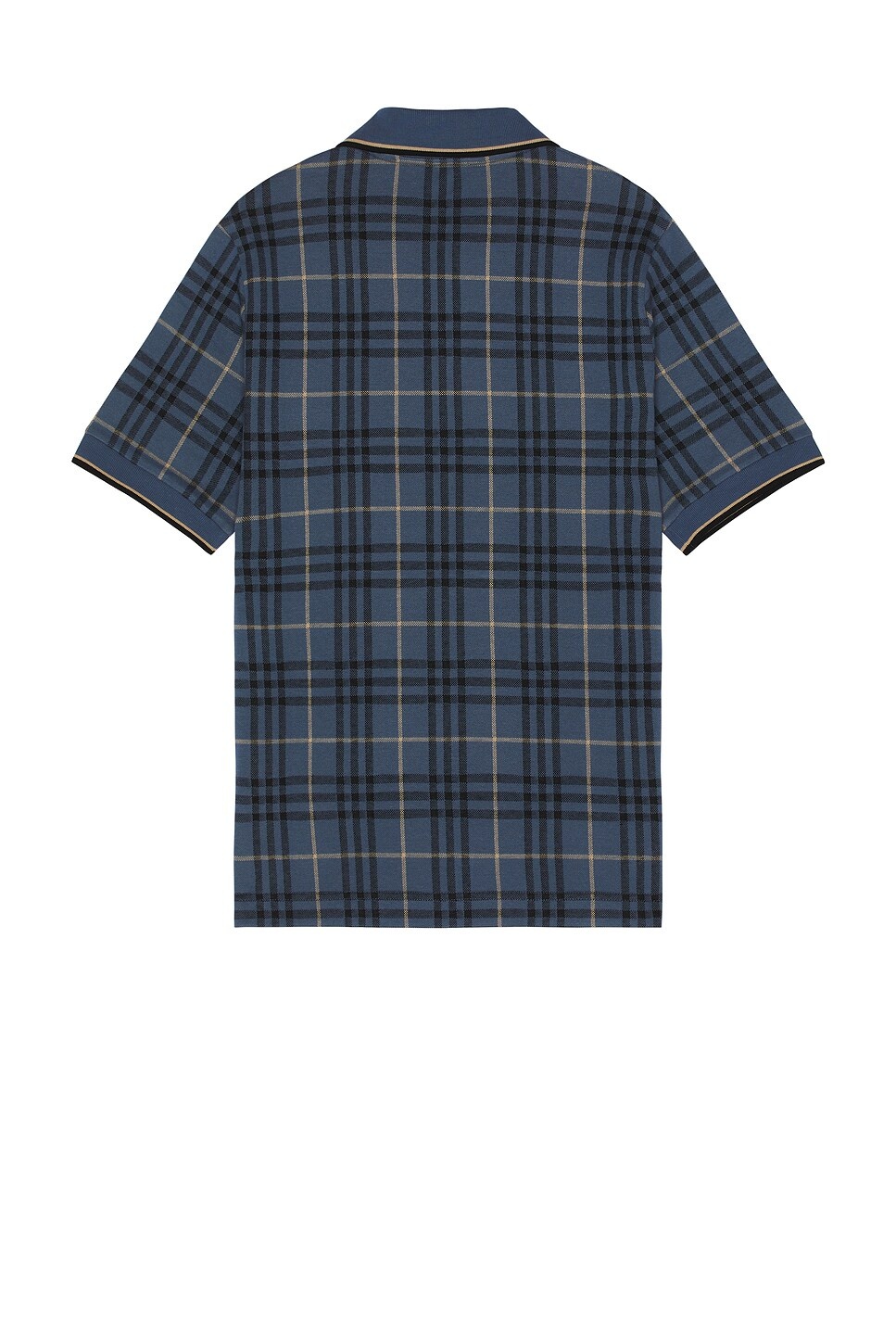 Check Slim Polo With EKD - 2