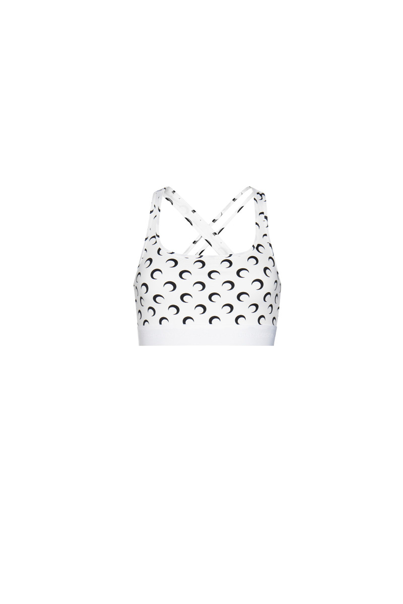 Regenerated All Over Moon Jersey Sport Bra - 1