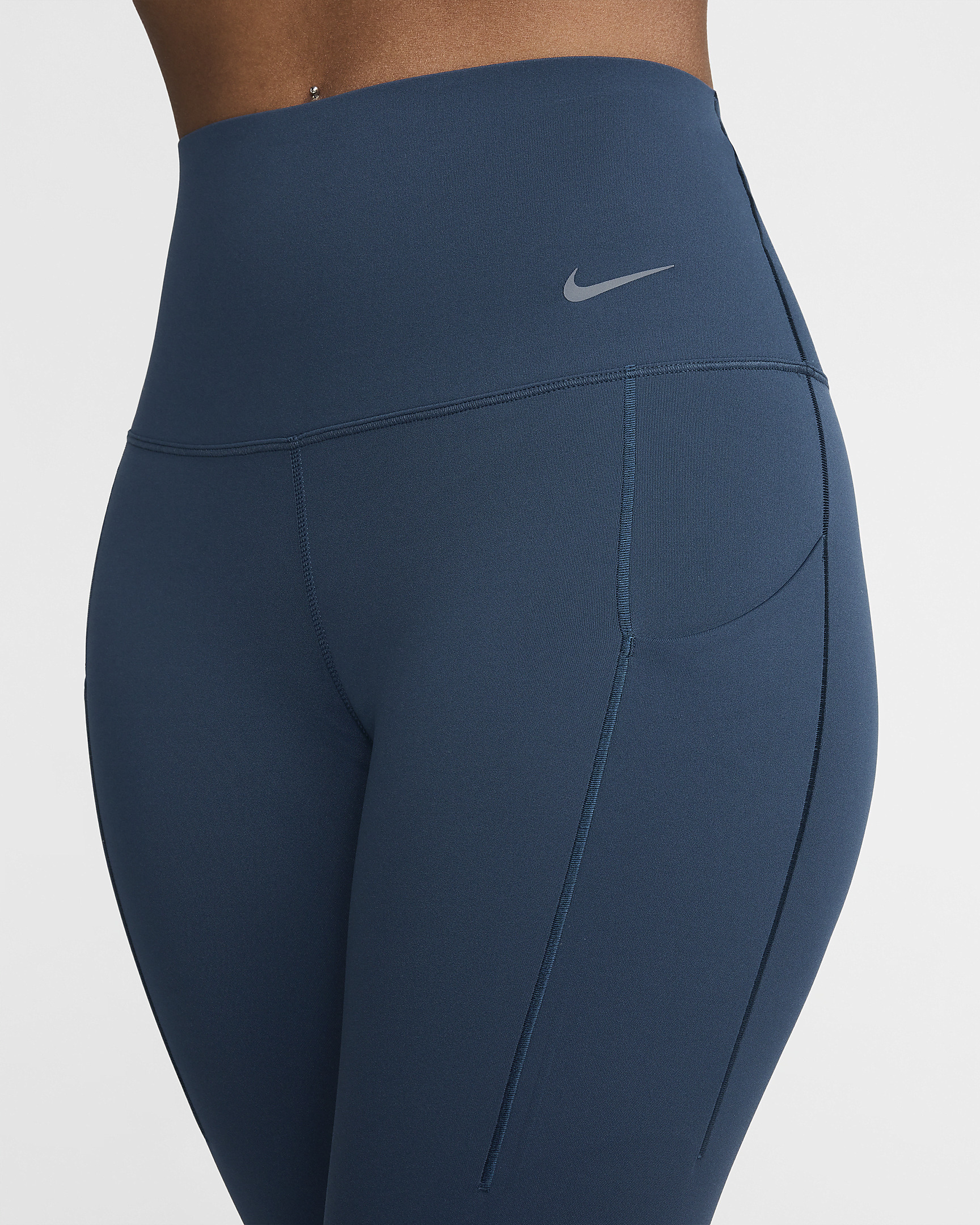 Nike Universa Women's Medium-Support High-Waisted 7/8 Leggings with Pockets - 4