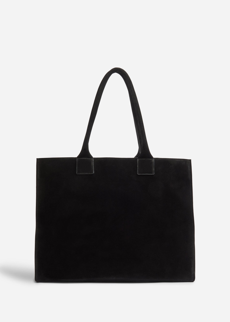 Large Tote Bag in Suede 1