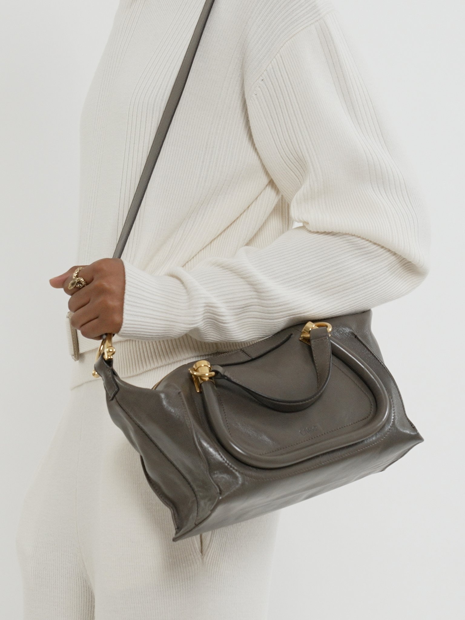 SMALL PARATY 24 BAG IN SHINY LEATHER - 4
