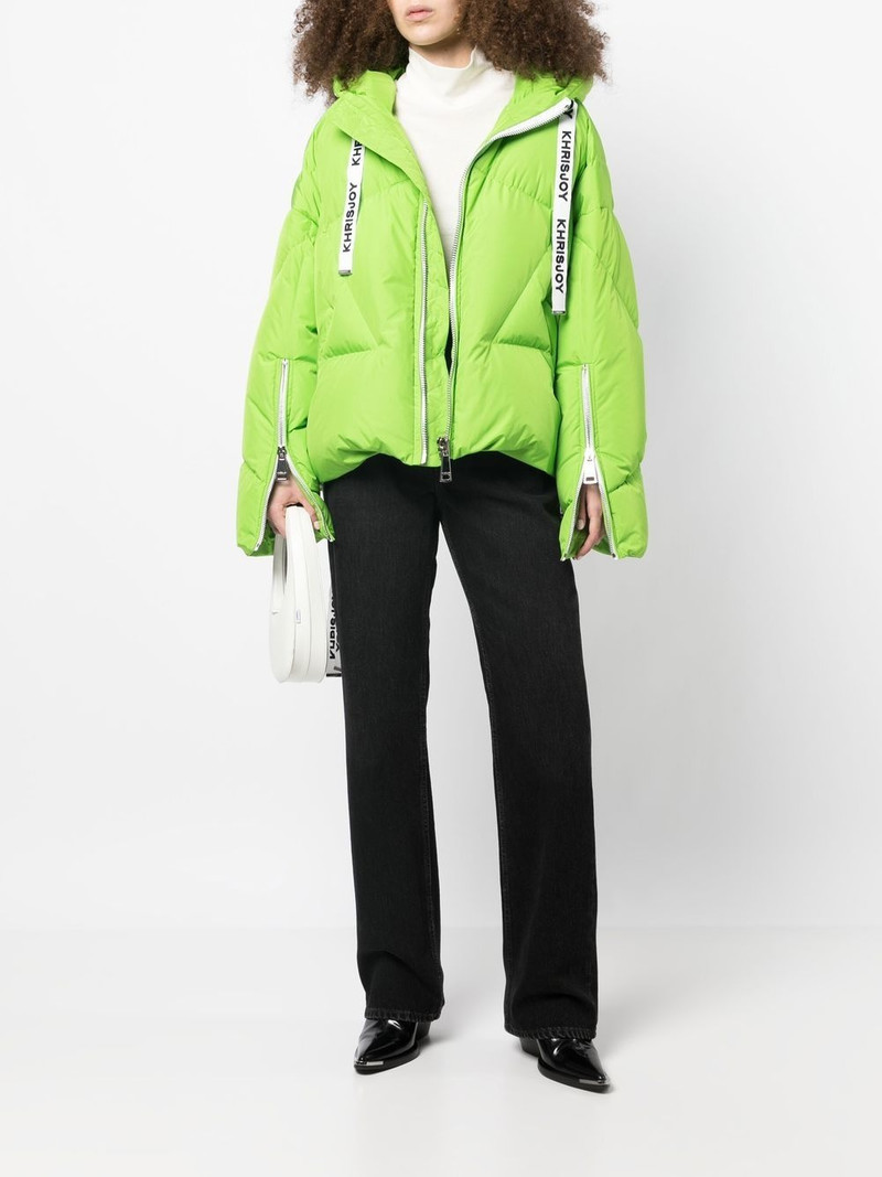 Khrisjoy Iconic hooded puffer jacket outlook