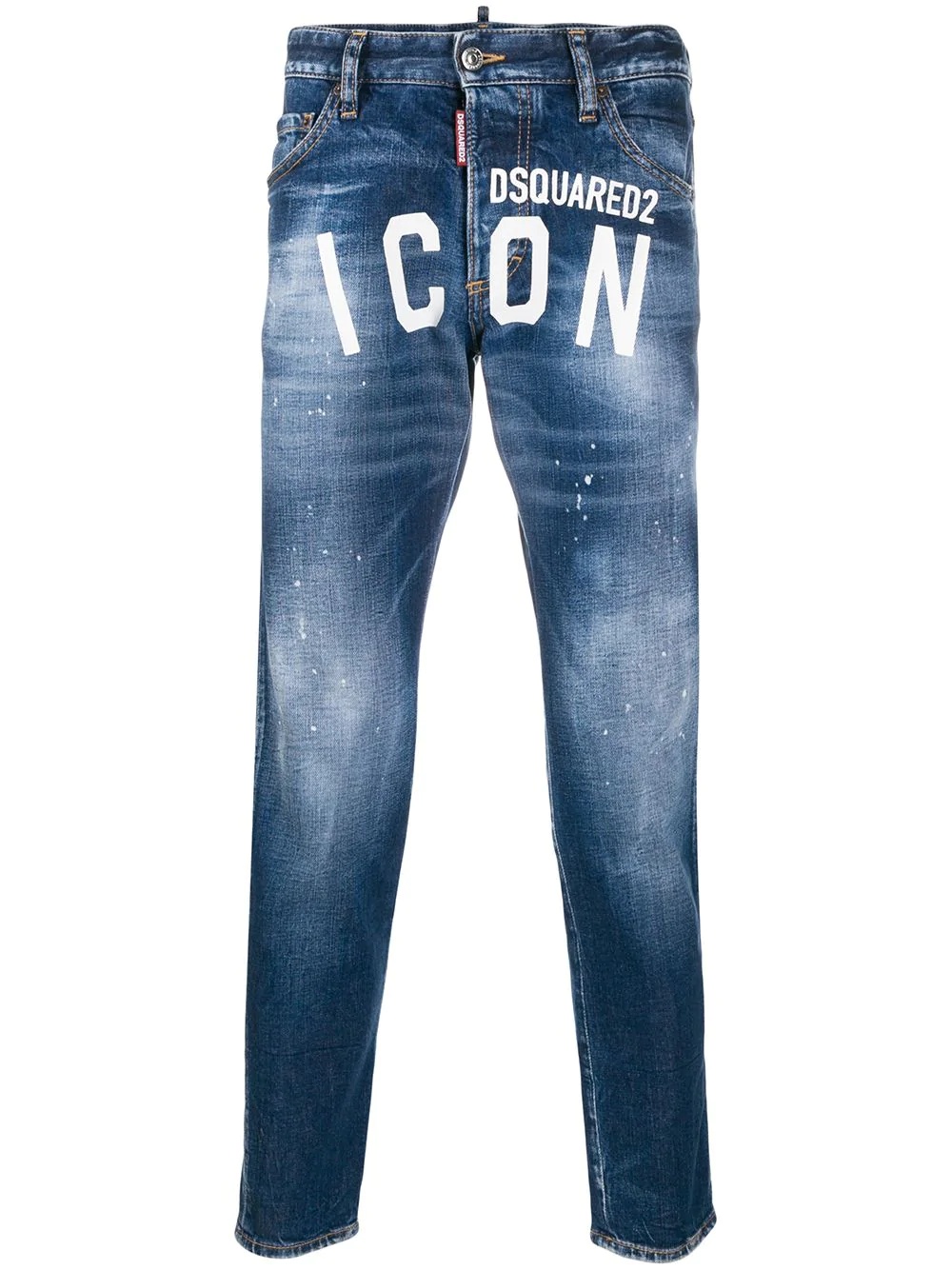 ICON logo tapered jeans - 1