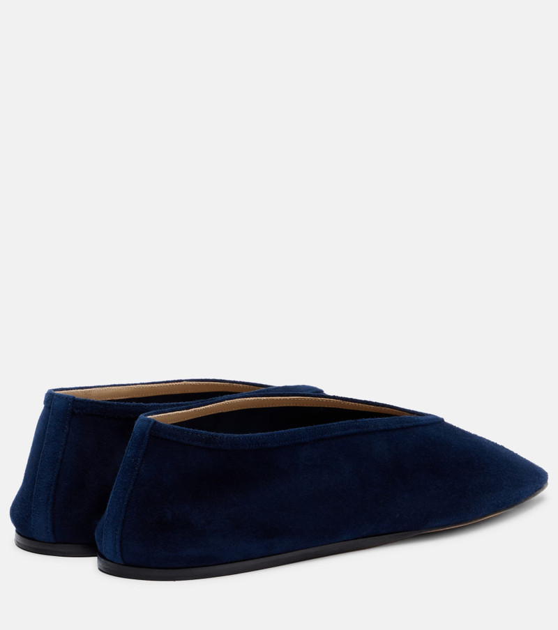 LE MONDE BÉRYL Luna suede ballet flats outlook