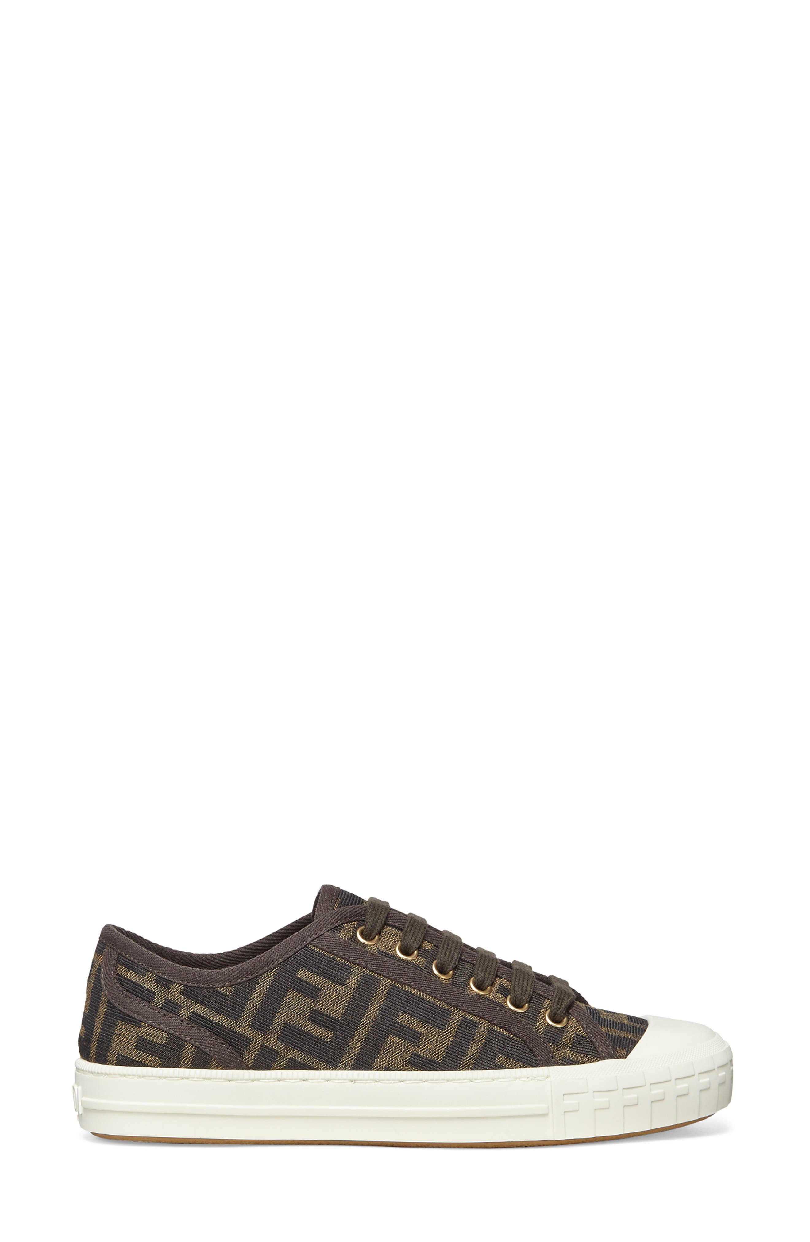 Fendi FF Domino Sneaker in Tobacco Nero at Nordstrom - 3