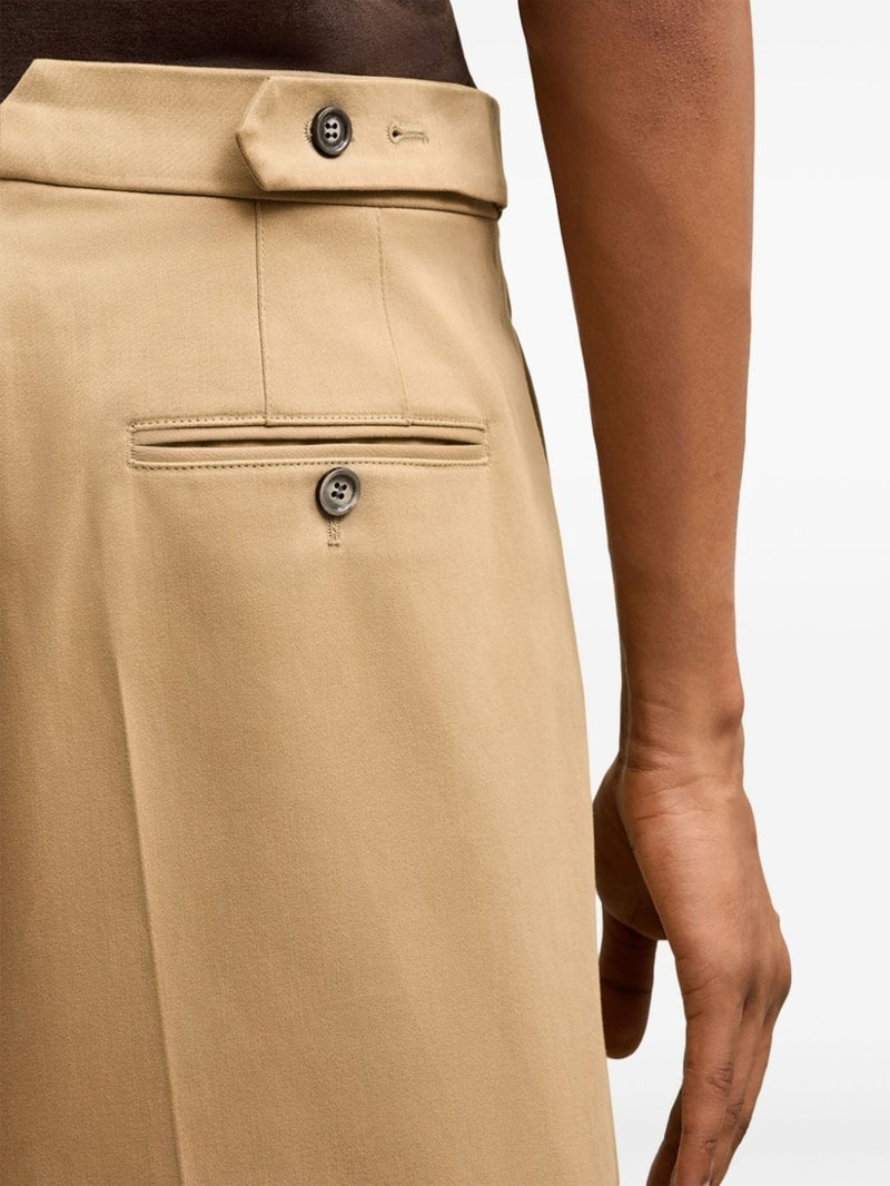 cotton wide-leg trousers 6