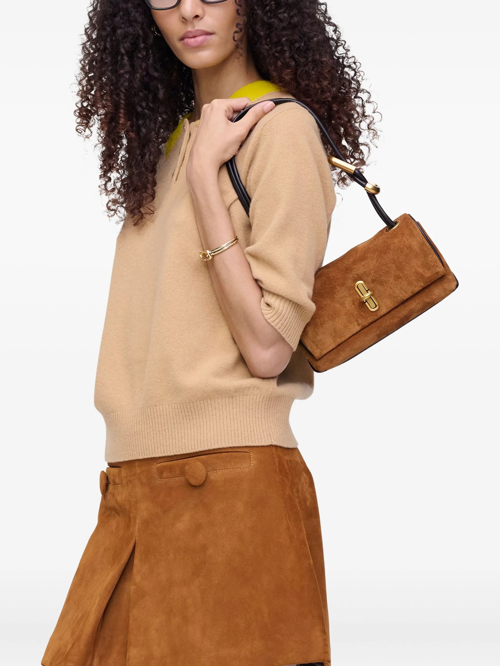 Marc Jacobs Small Suede Shoulder Bag - 2