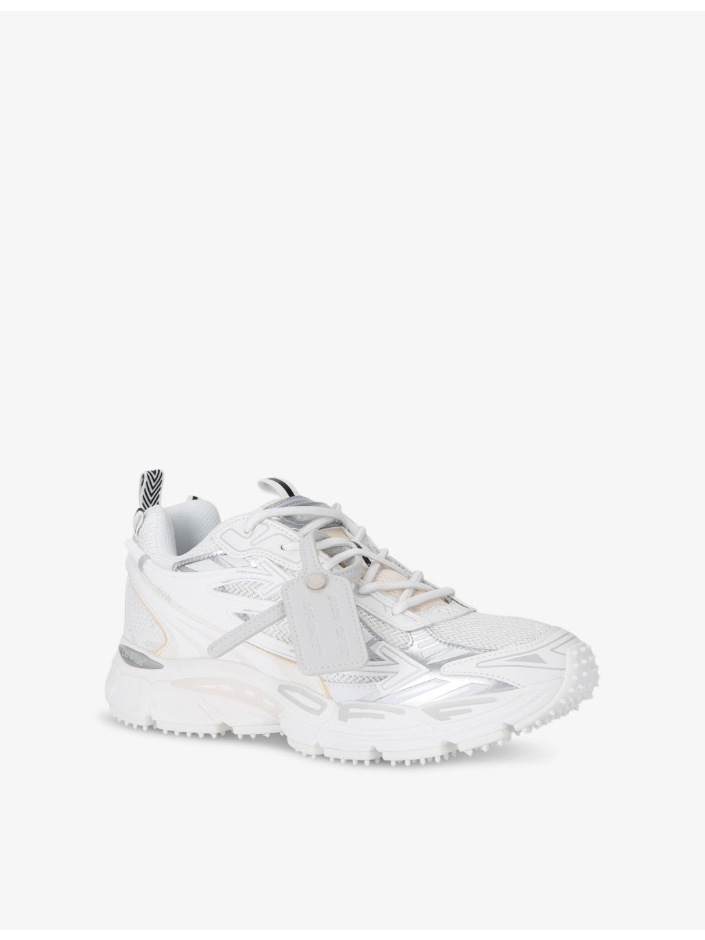 Be Right Back mesh and faux-leather low-top trainers - 3