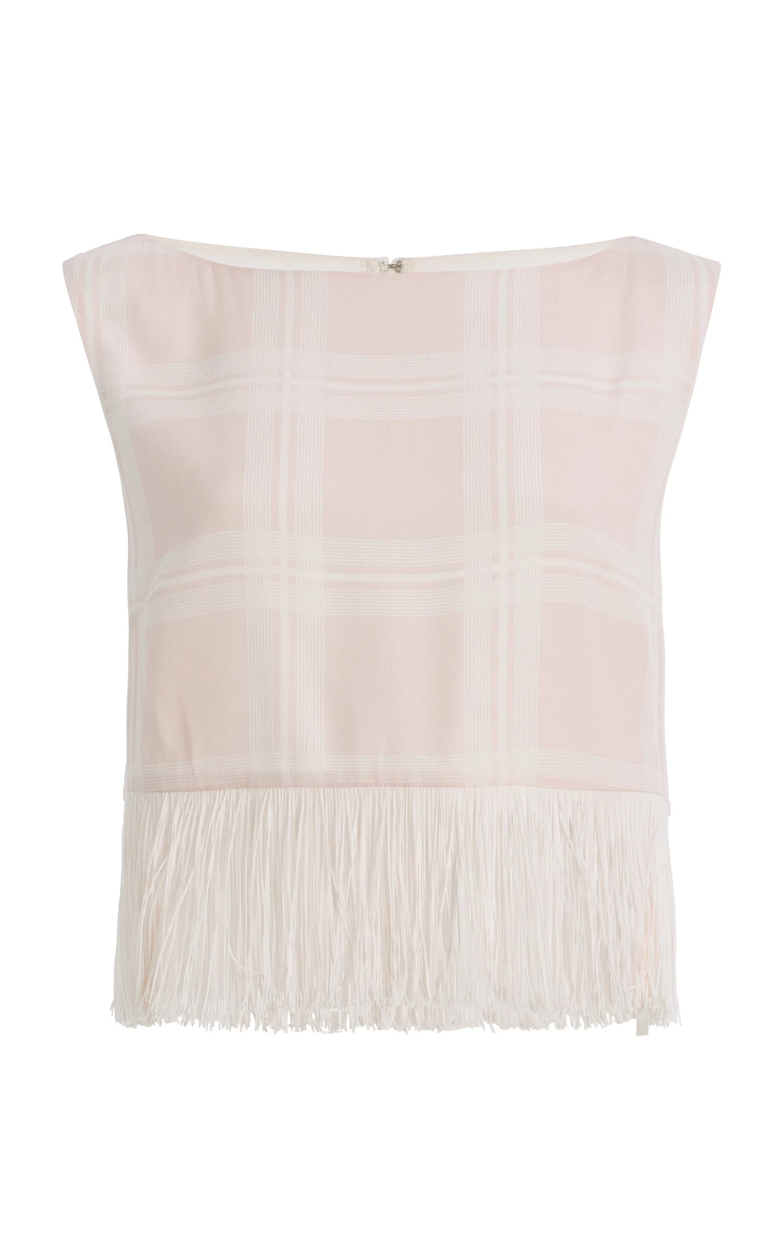 Exclusive La Isla Lola Plaid Crepe Top pink - 1