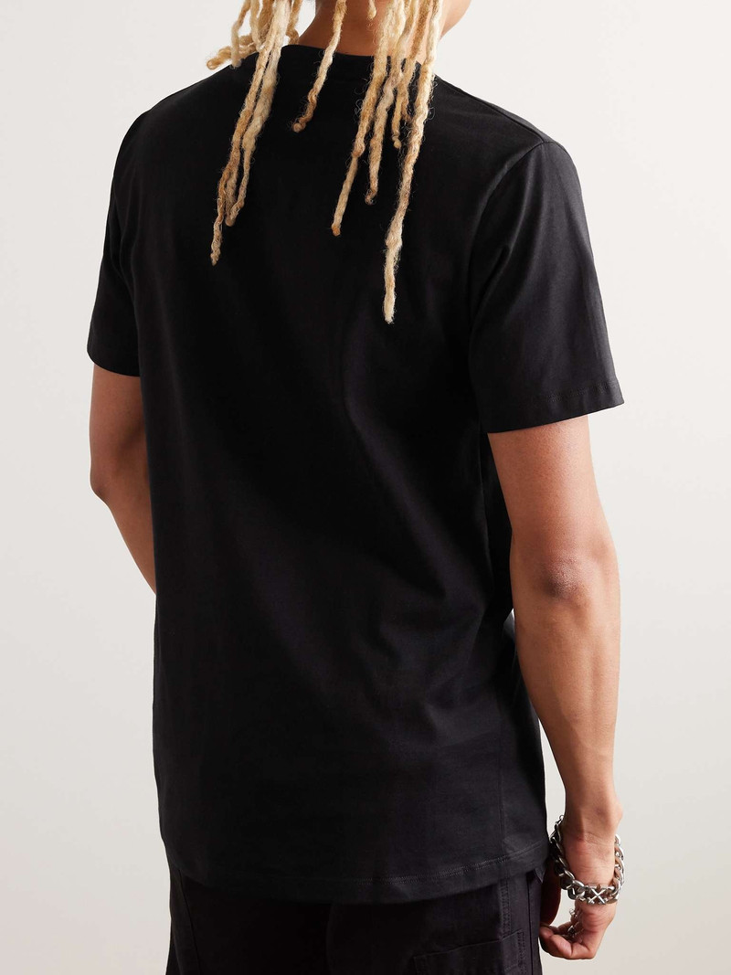 Logo-Embroidered Cotton-Jersey T-Shirt 4