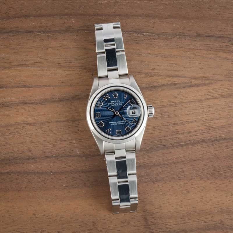 Rolex Ladies Datejust 79160 Blue Concentric Dial - 6