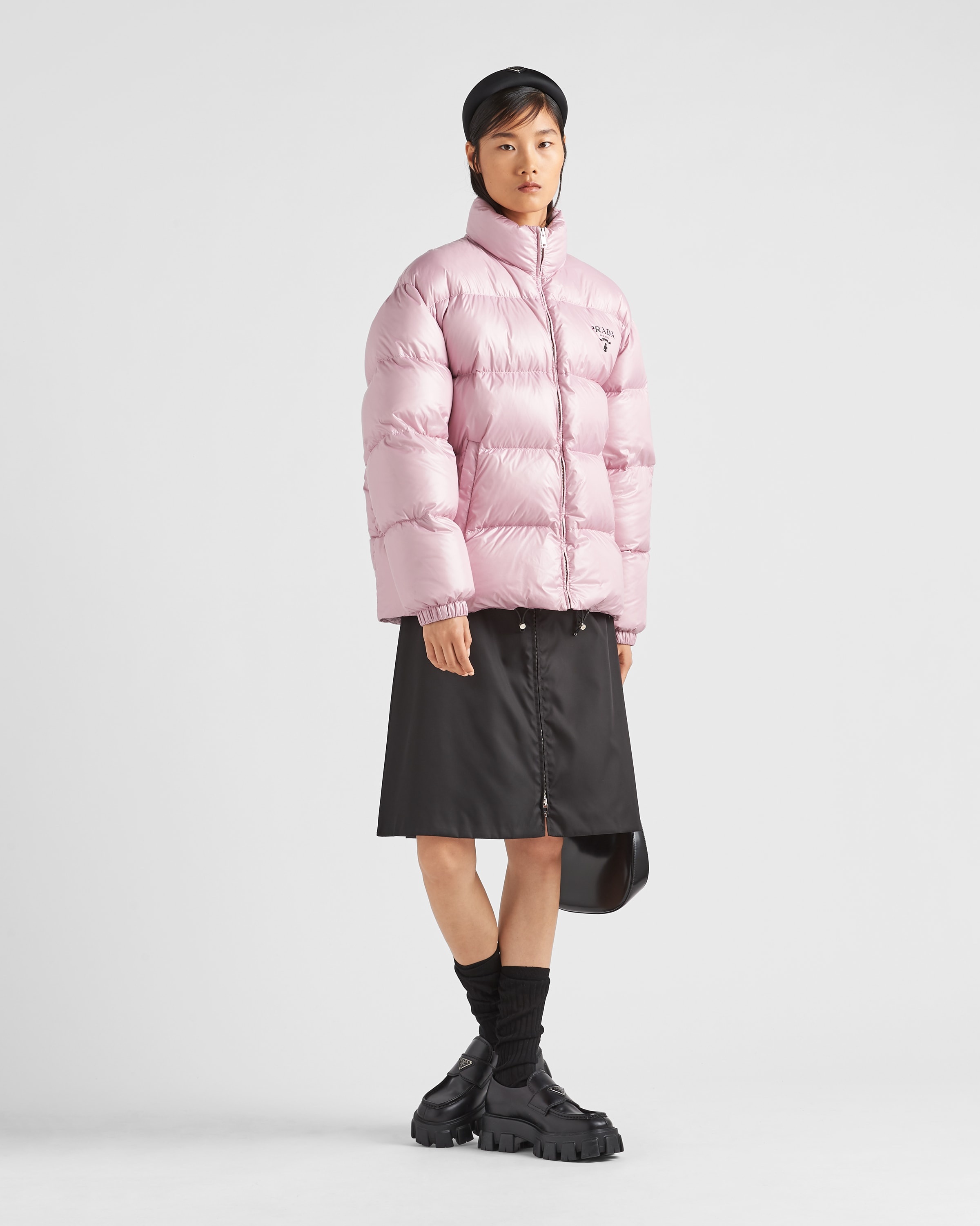 Re-Nylon hooded down jacket - 2