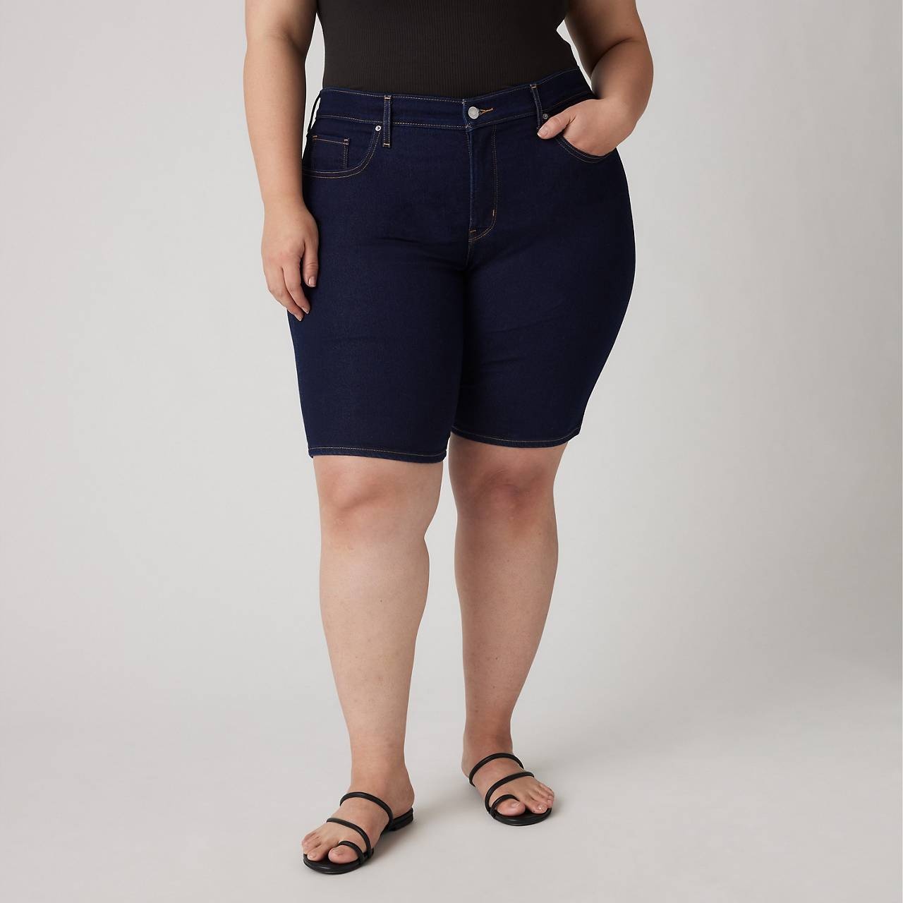 SHAPING BERMUDA WOMEN'S SHORTS (PLUS SIZE) - 5