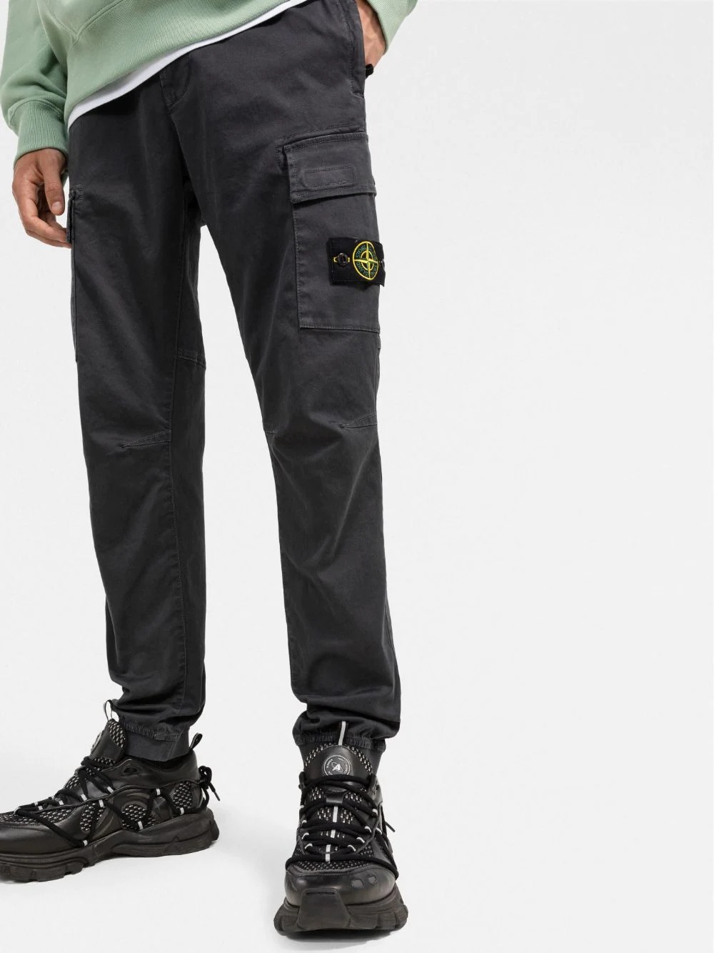 logo-patch track pants - 3