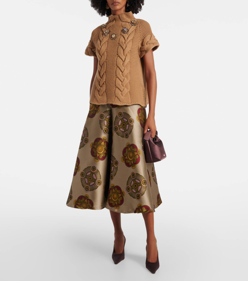 La DoubleJ Portrait embellished sweater outlook