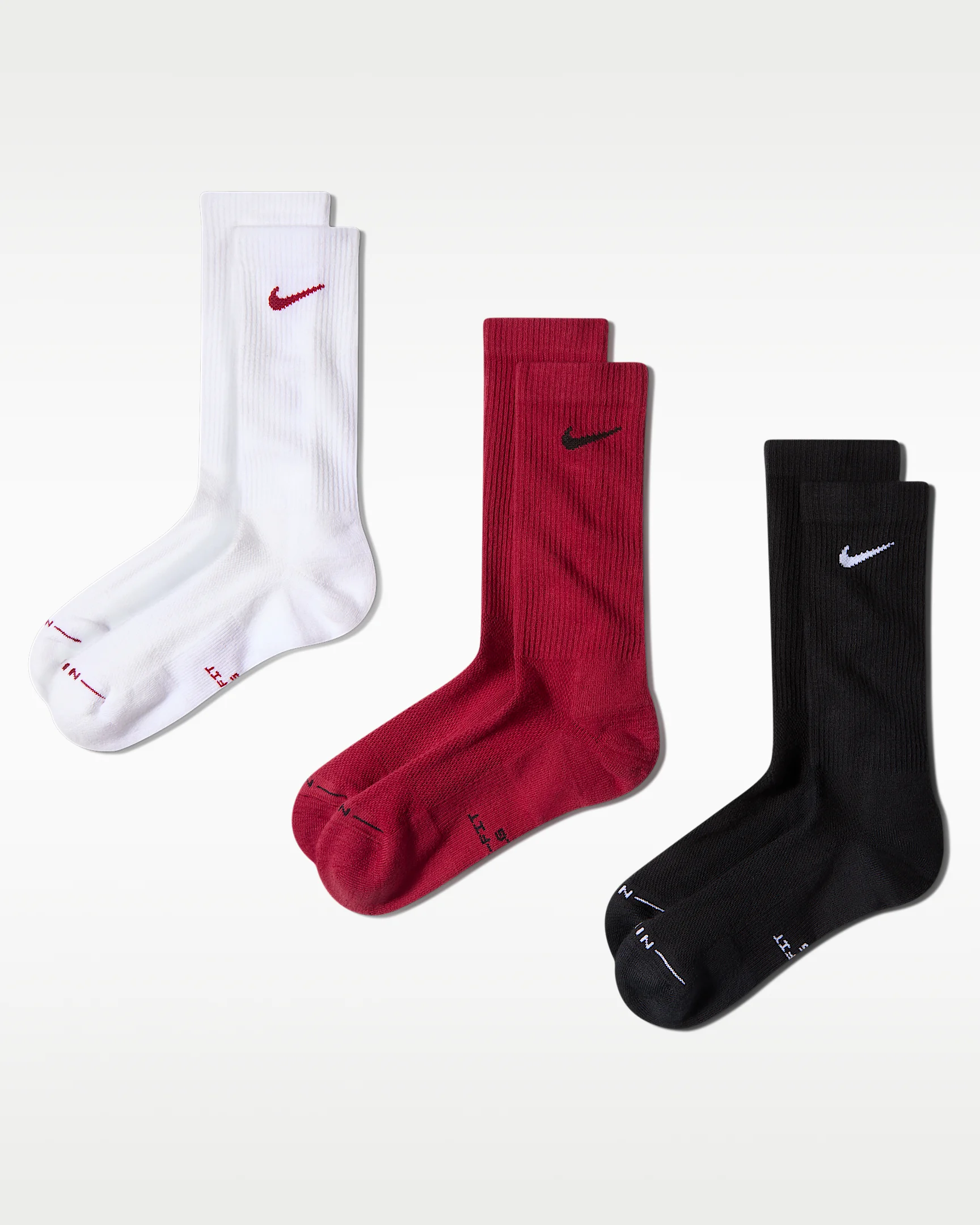 Nike Everyday Elevated Crew Socks (3 Pairs) - 1