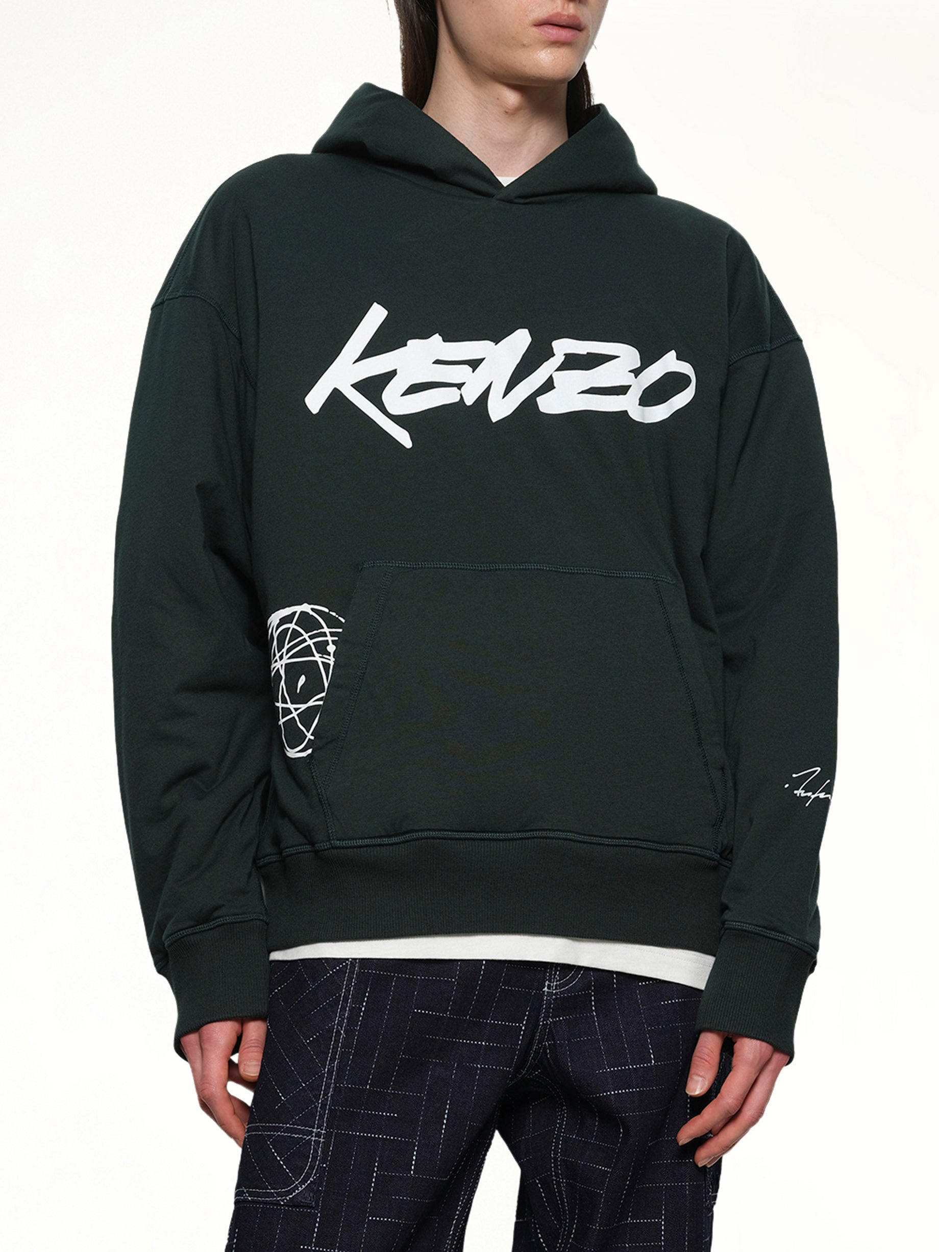 Kenzo Futura Padded Hoodie in Pine - 6