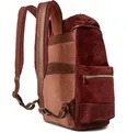 Leather-Trimmed Suede Backpack - 9