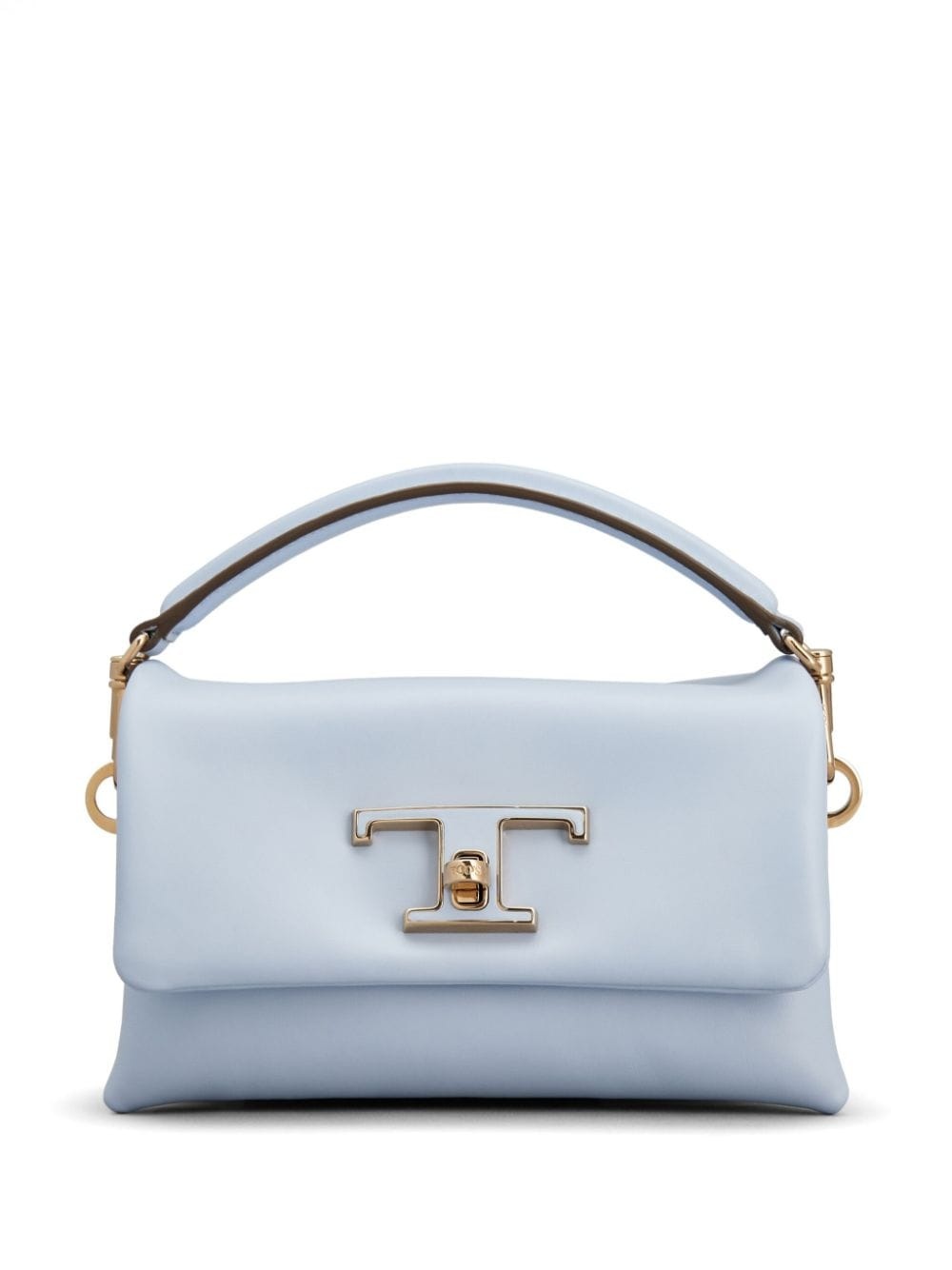 logo-plaque leather crossbody bag - 1