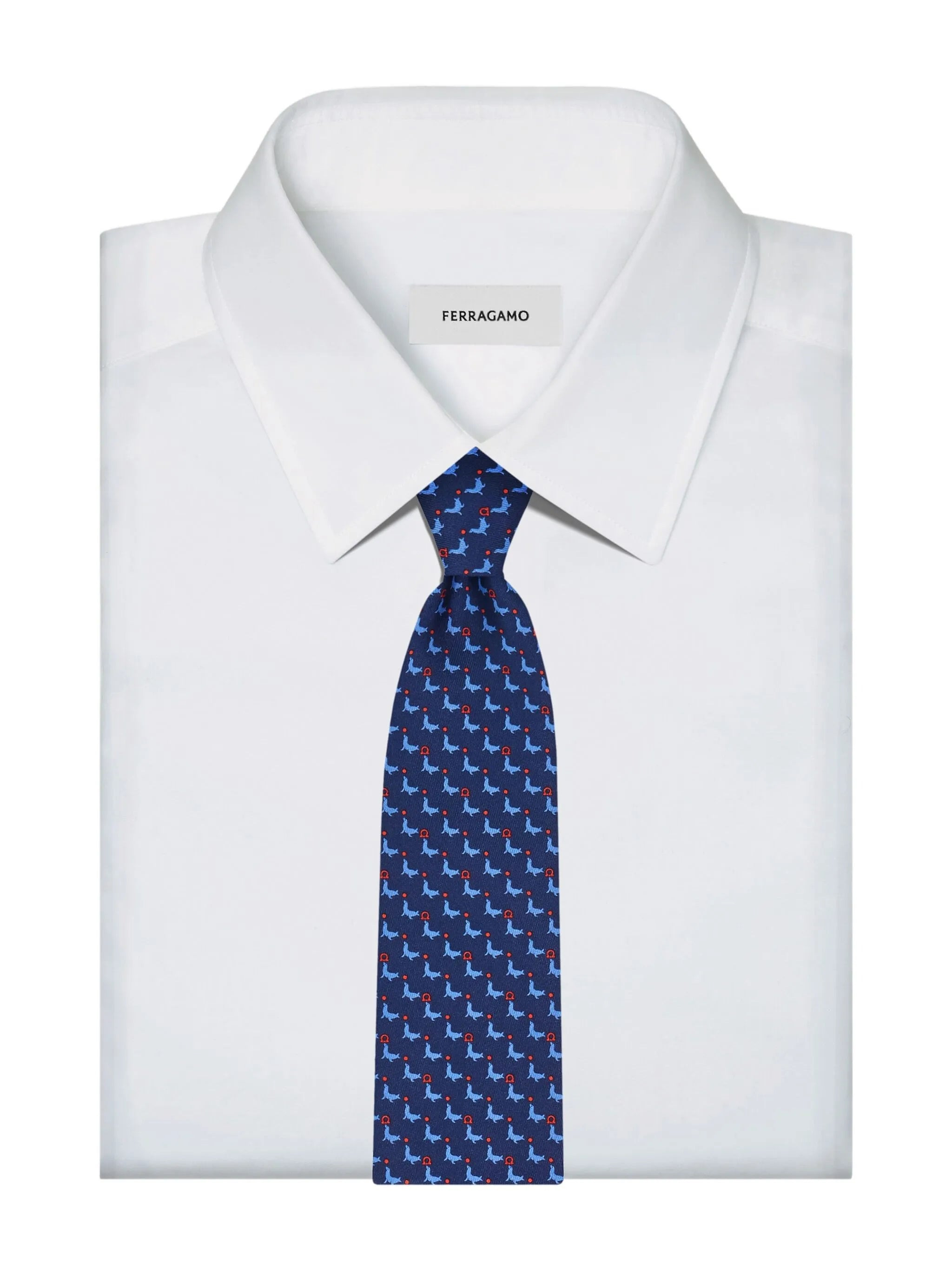 Ferragamo Seal-motif Silk Tie - 4