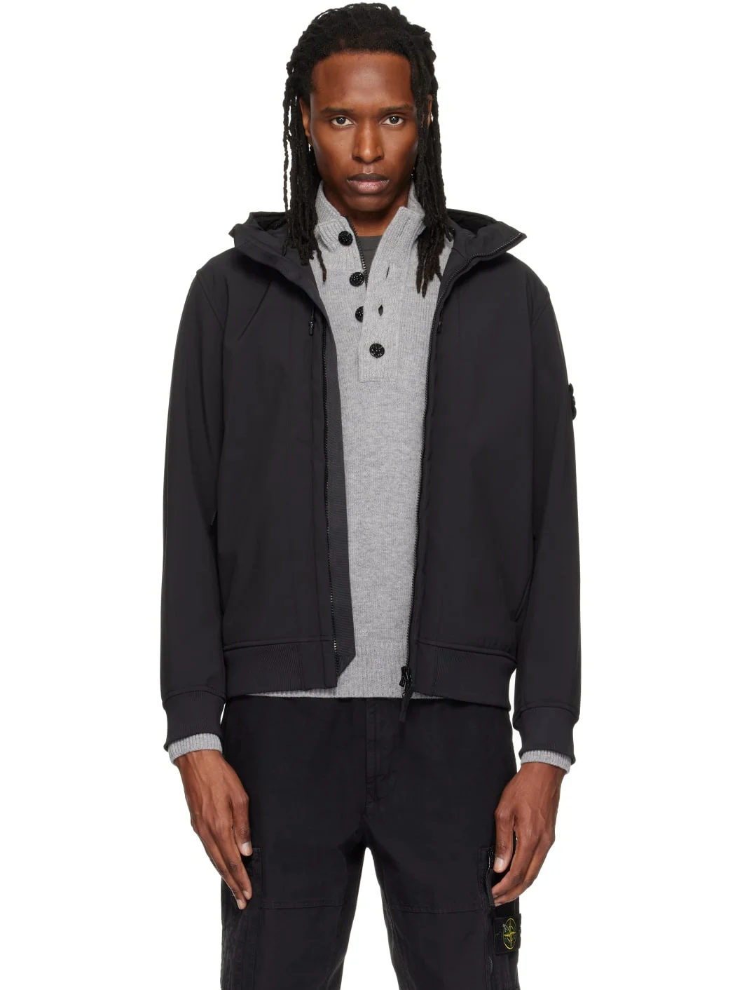 Black Q100004 Soft Shell-R_E.DYE Technology Jacket - 1