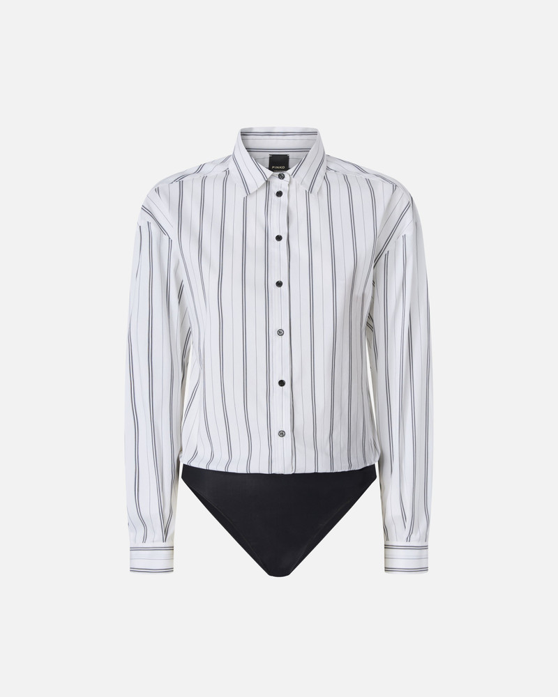STRIPED SHIRT BODYSUIT 1