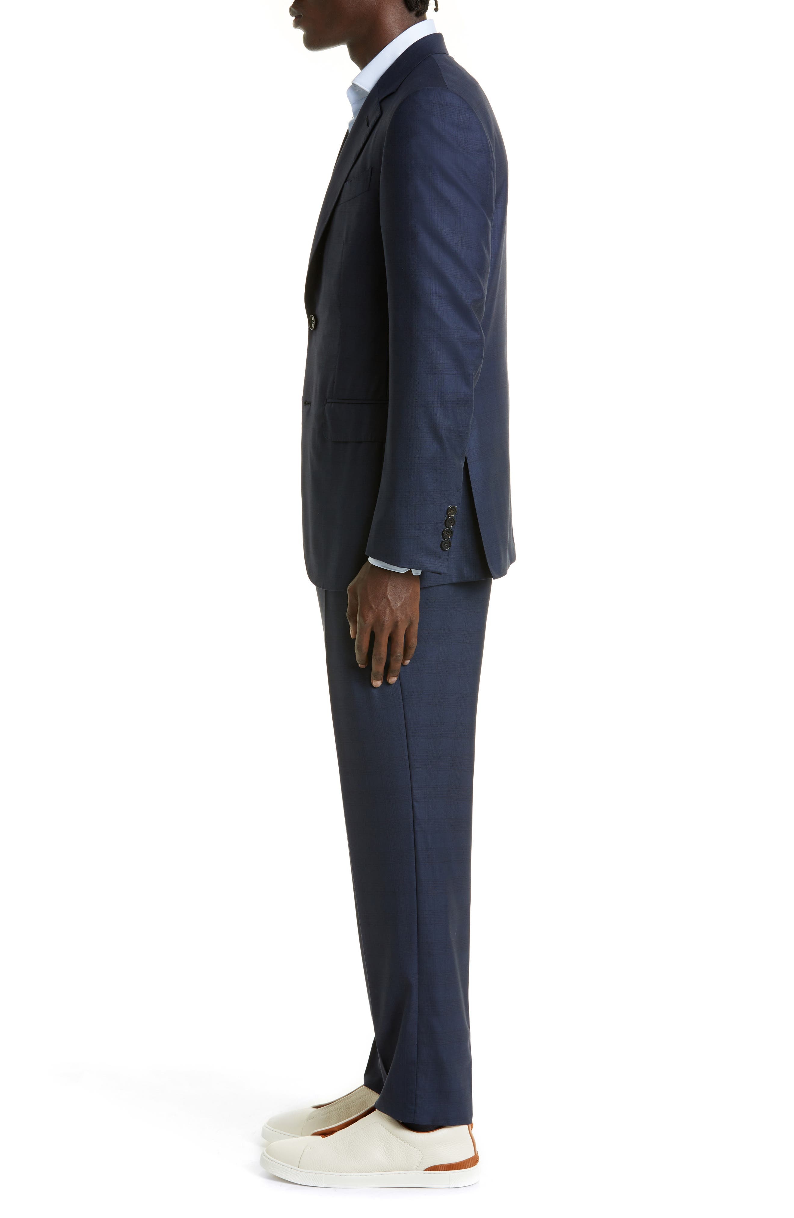Prince of Wales Plaid Centoventimila Wool Suit - 3