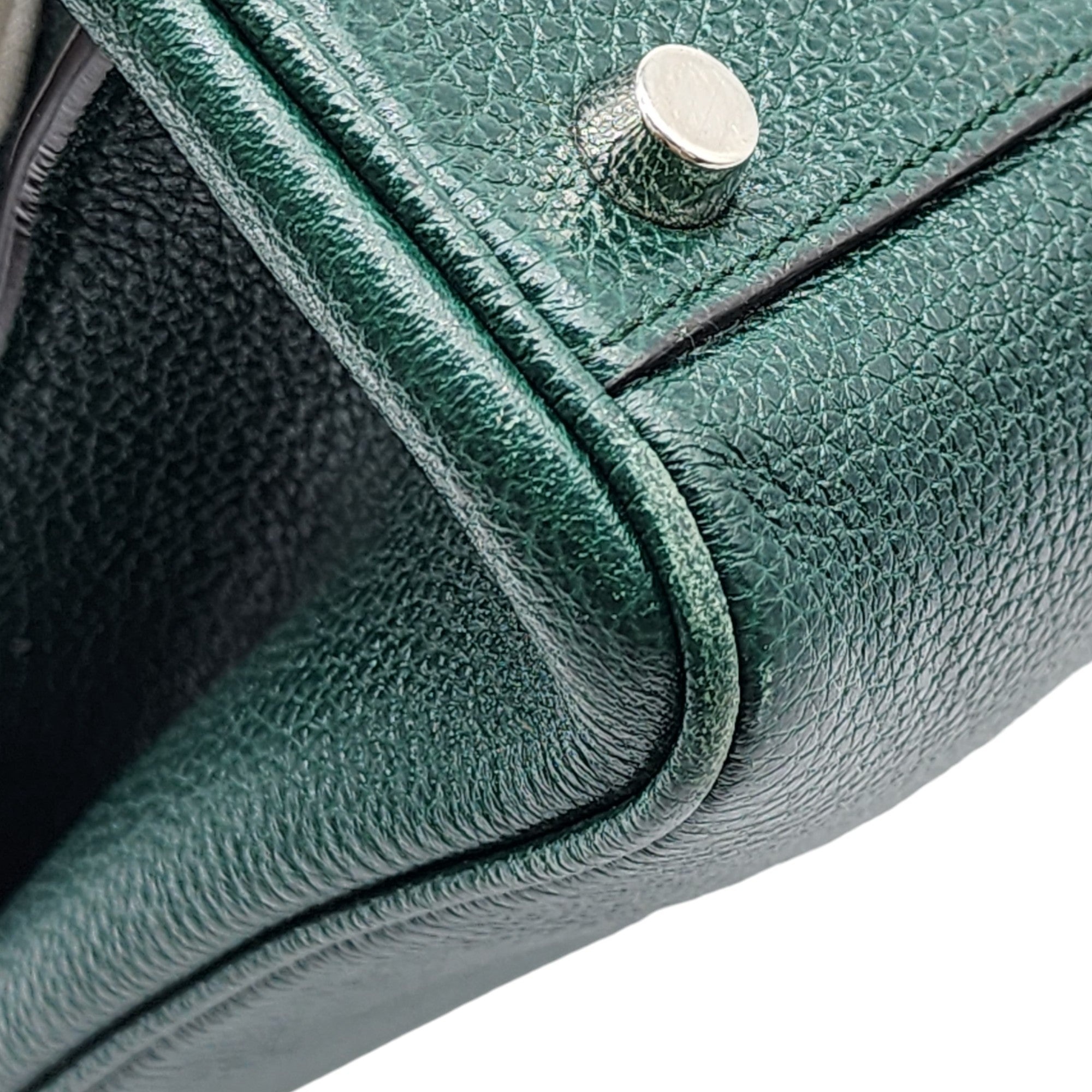 Gucci Medium Zumi Top Handle Bag in Green - 9