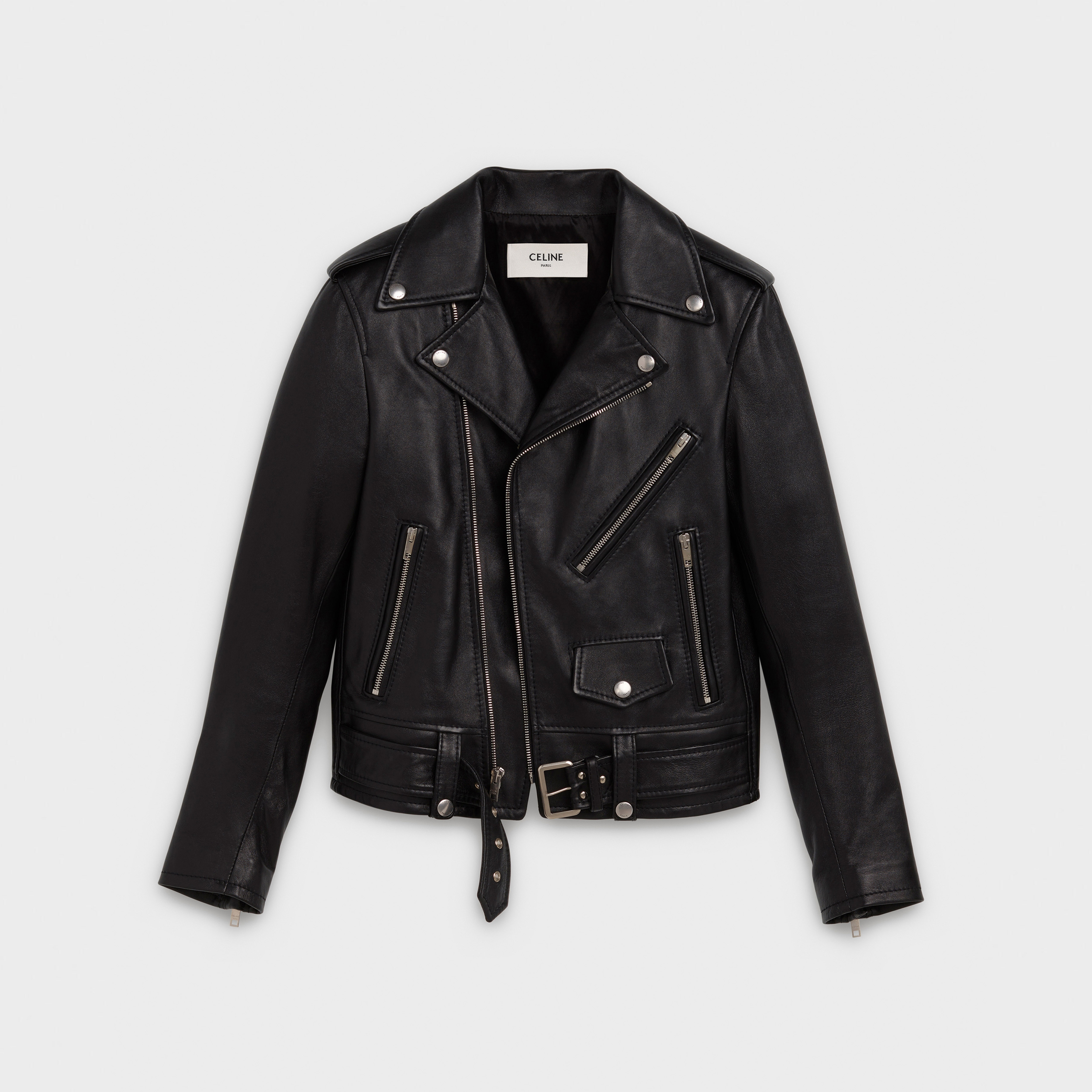 Classic biker in lambskin - 1