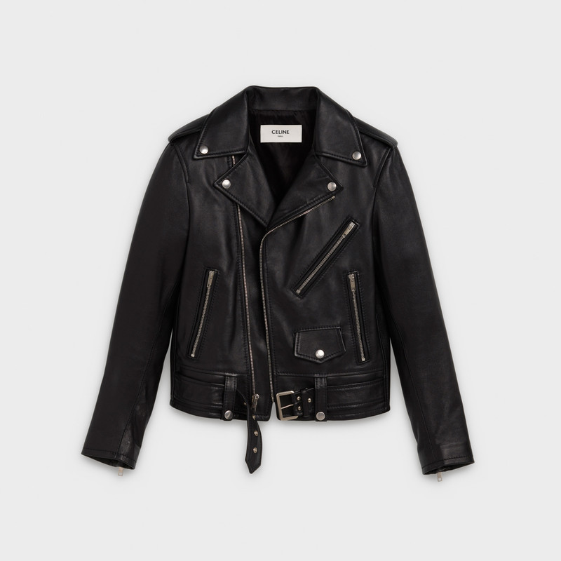 Classic biker in lambskin 1