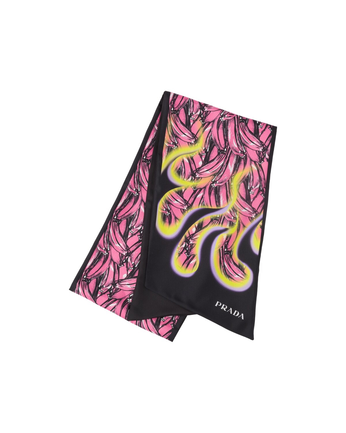 Double Match Bananas printed silk scarf - 1