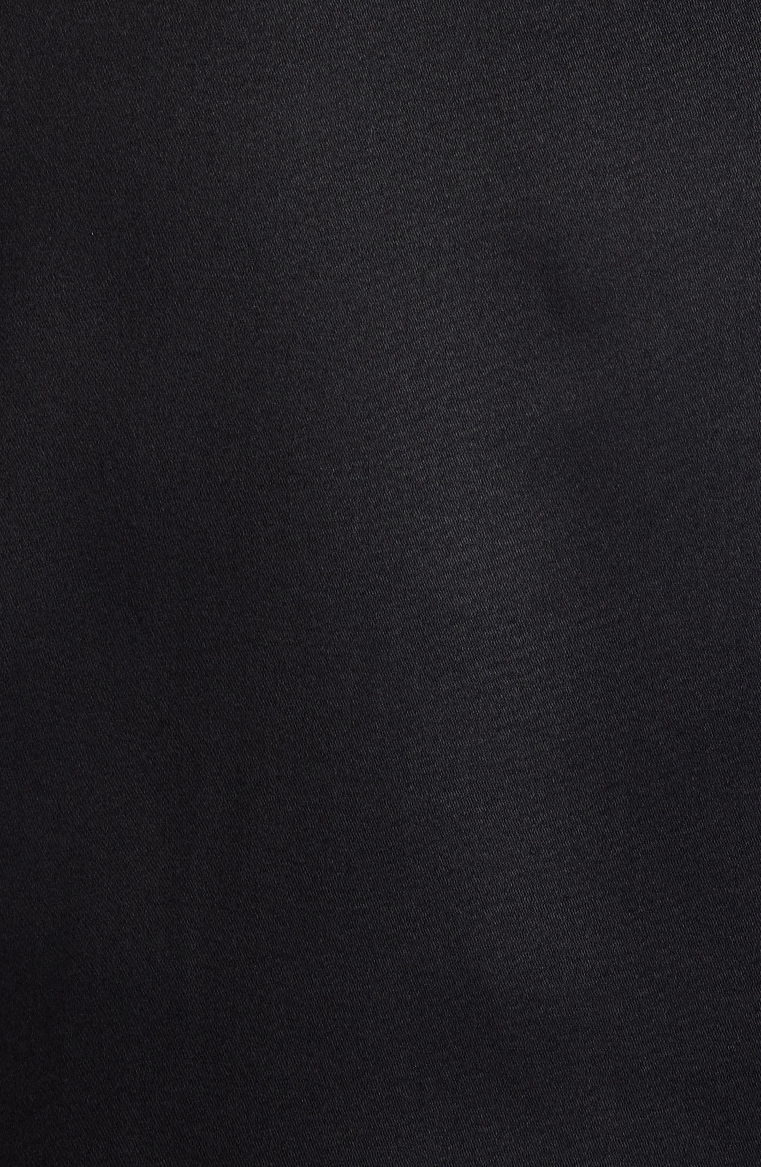 Dries Van Noten Twist Detail Stretch Silk Top in Black at Nordstrom - 7