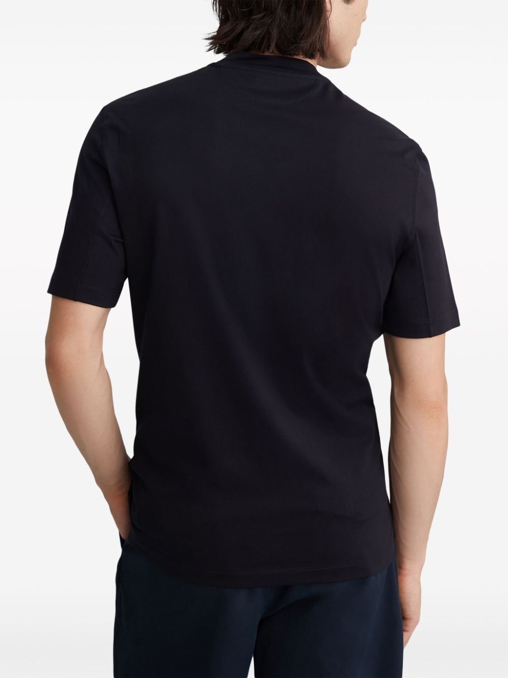 V-neck cotton T-shirt - 4