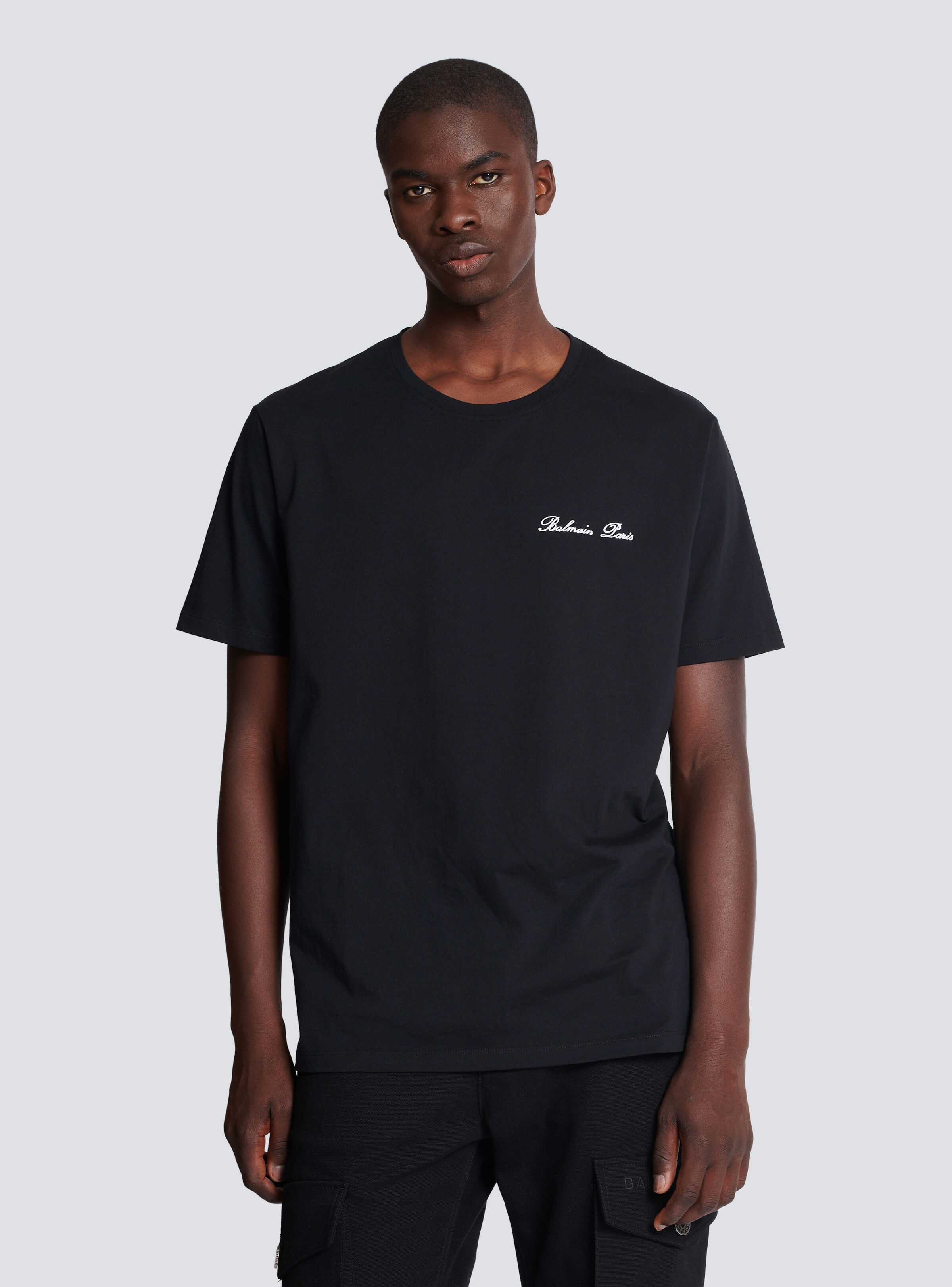 Balmain signature T-shirt - 6