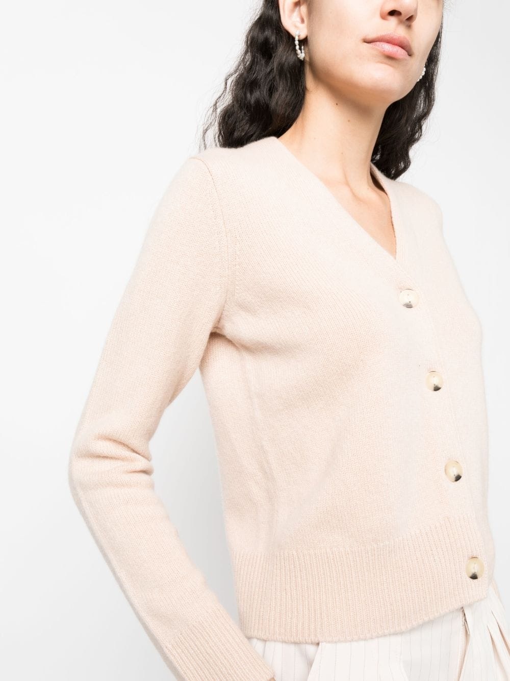 V-neck cashmere cardigan - 5