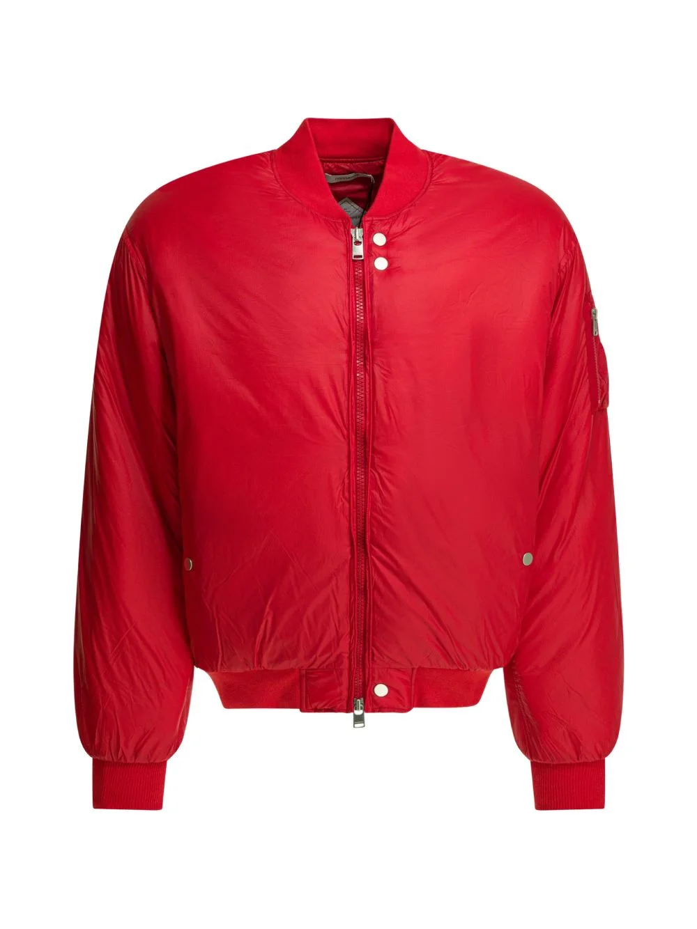 red bomber jacket - 1