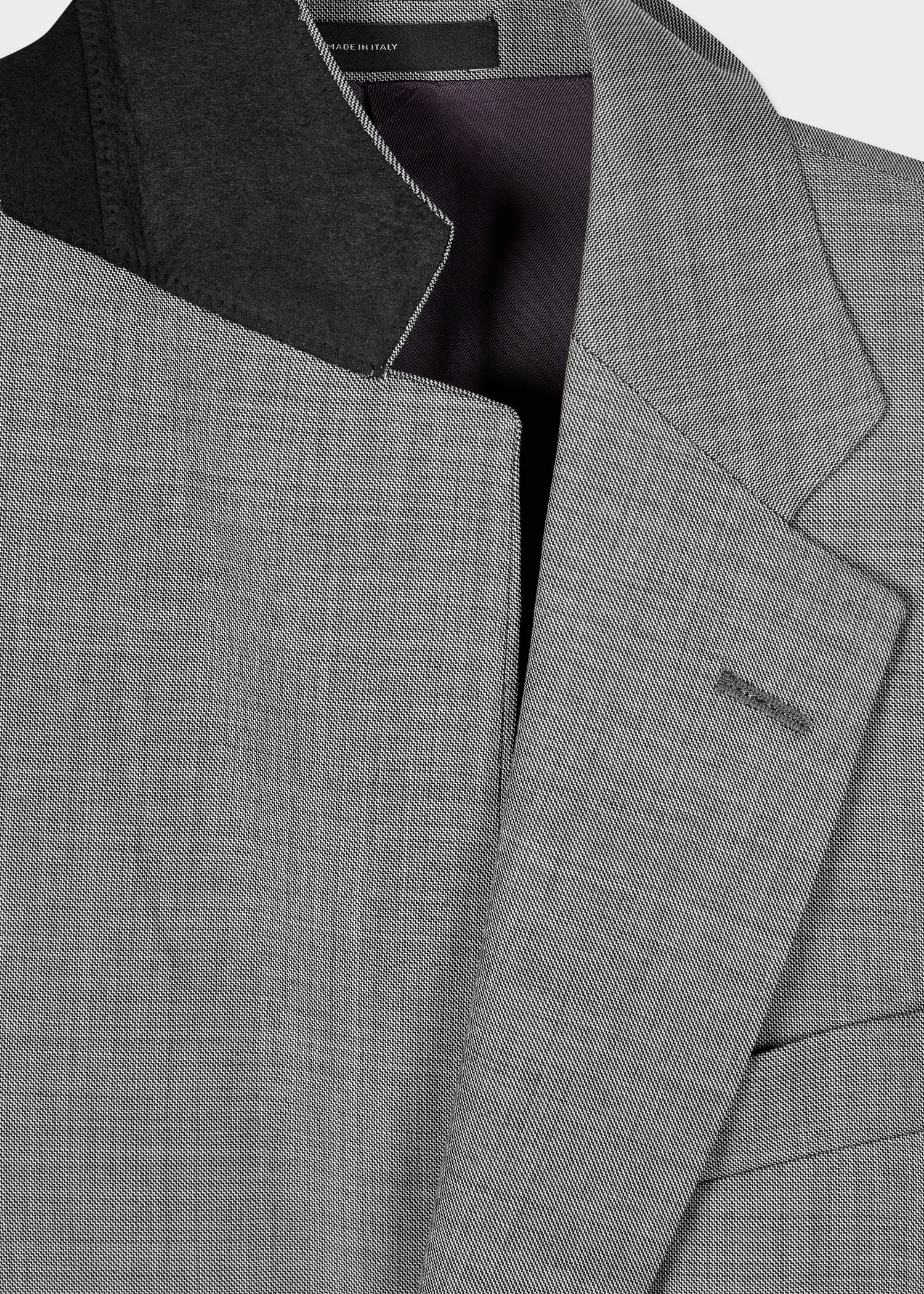 The Brierley - Light Grey Sharkskin Wool Suit - 4