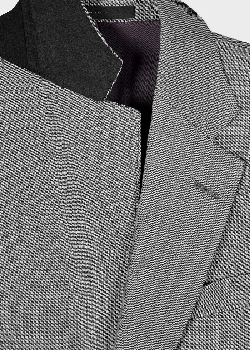 The Brierley - Light Grey Sharkskin Wool Suit 4