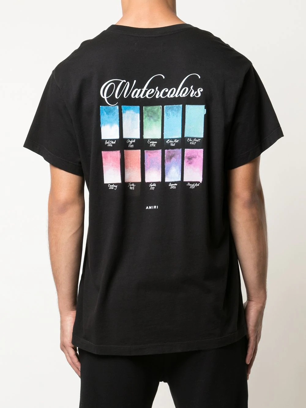 watercolour swatches T-shirt - 4