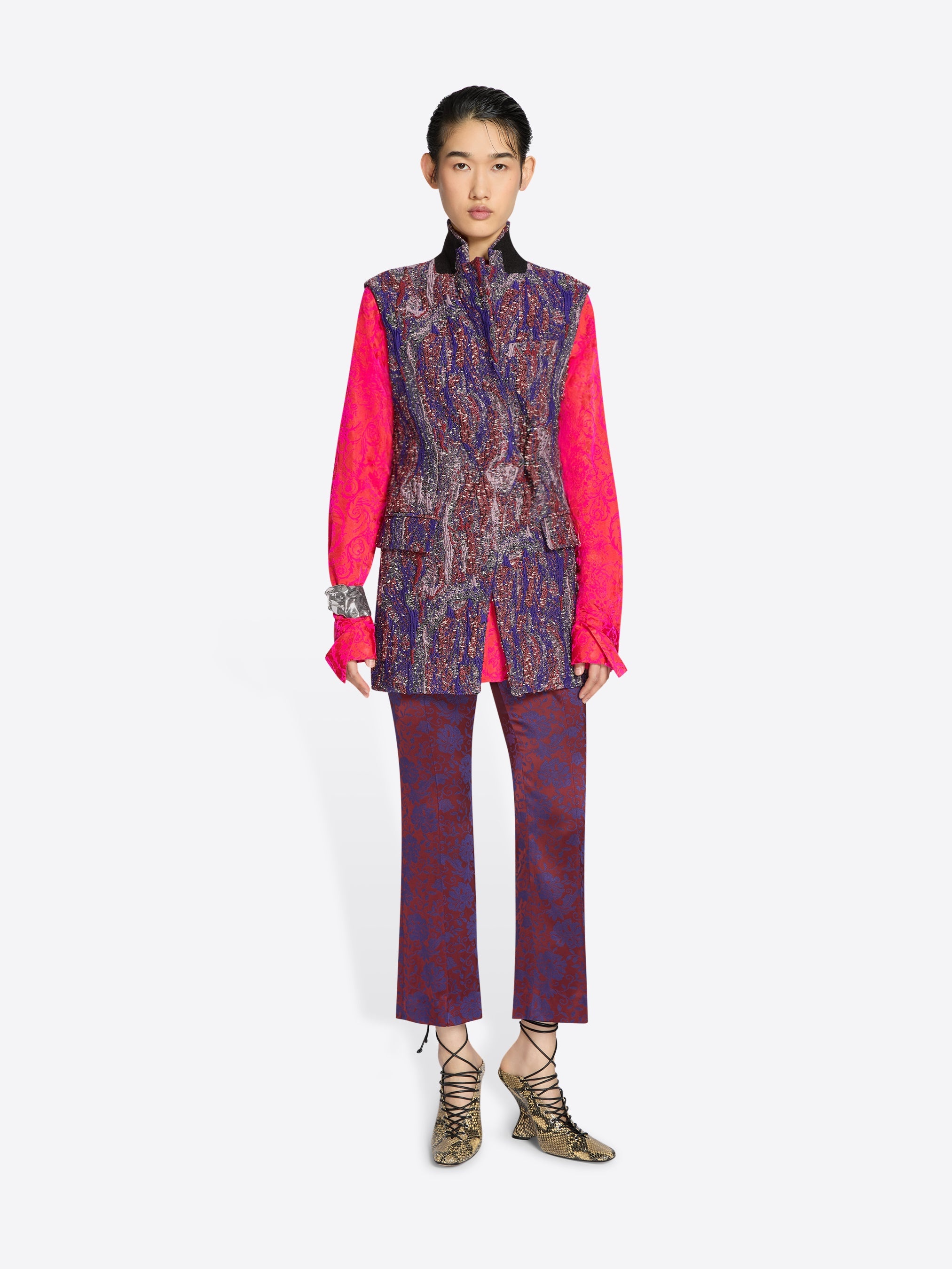 JACQUARD BLAZER - 2