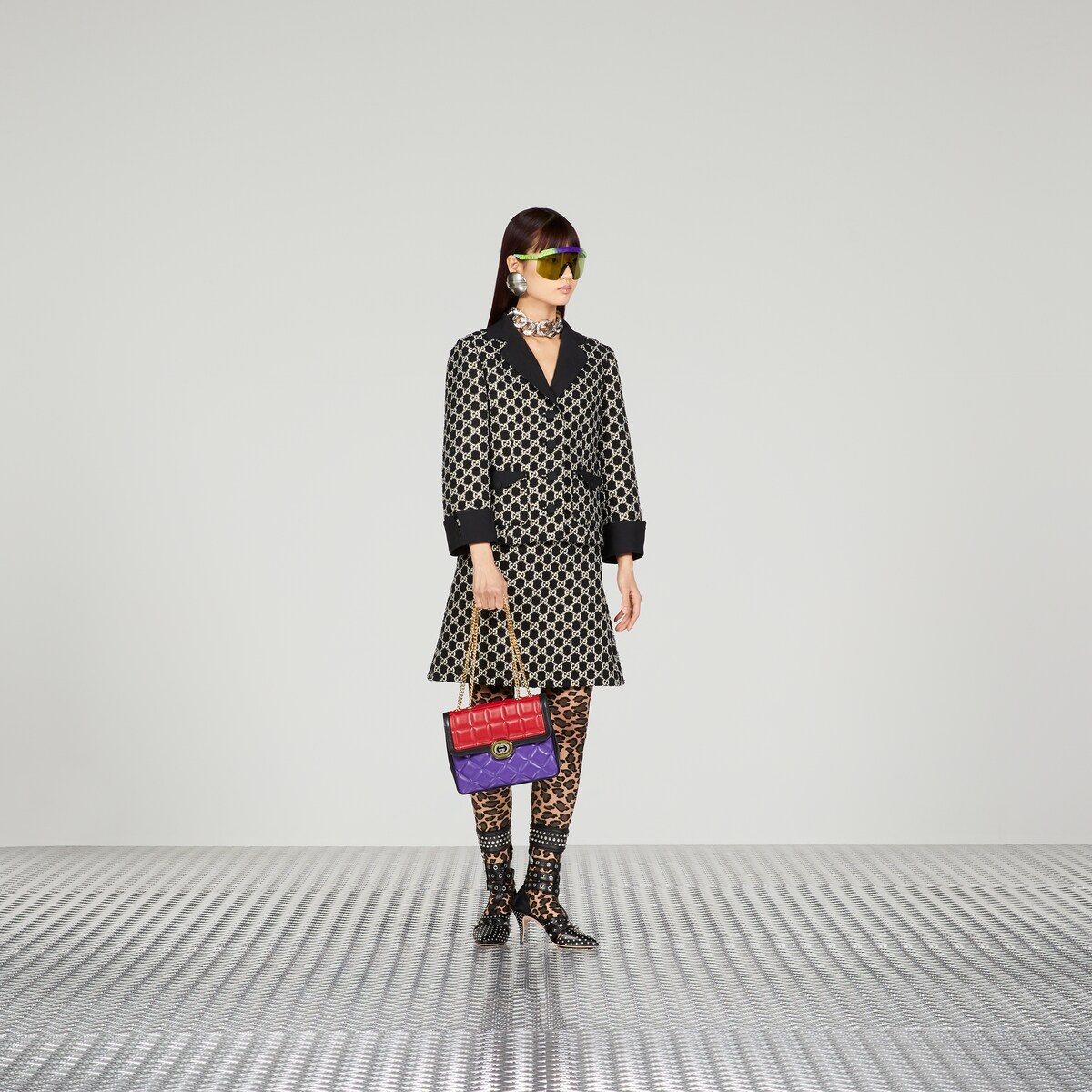 GG tweed skirt - 2