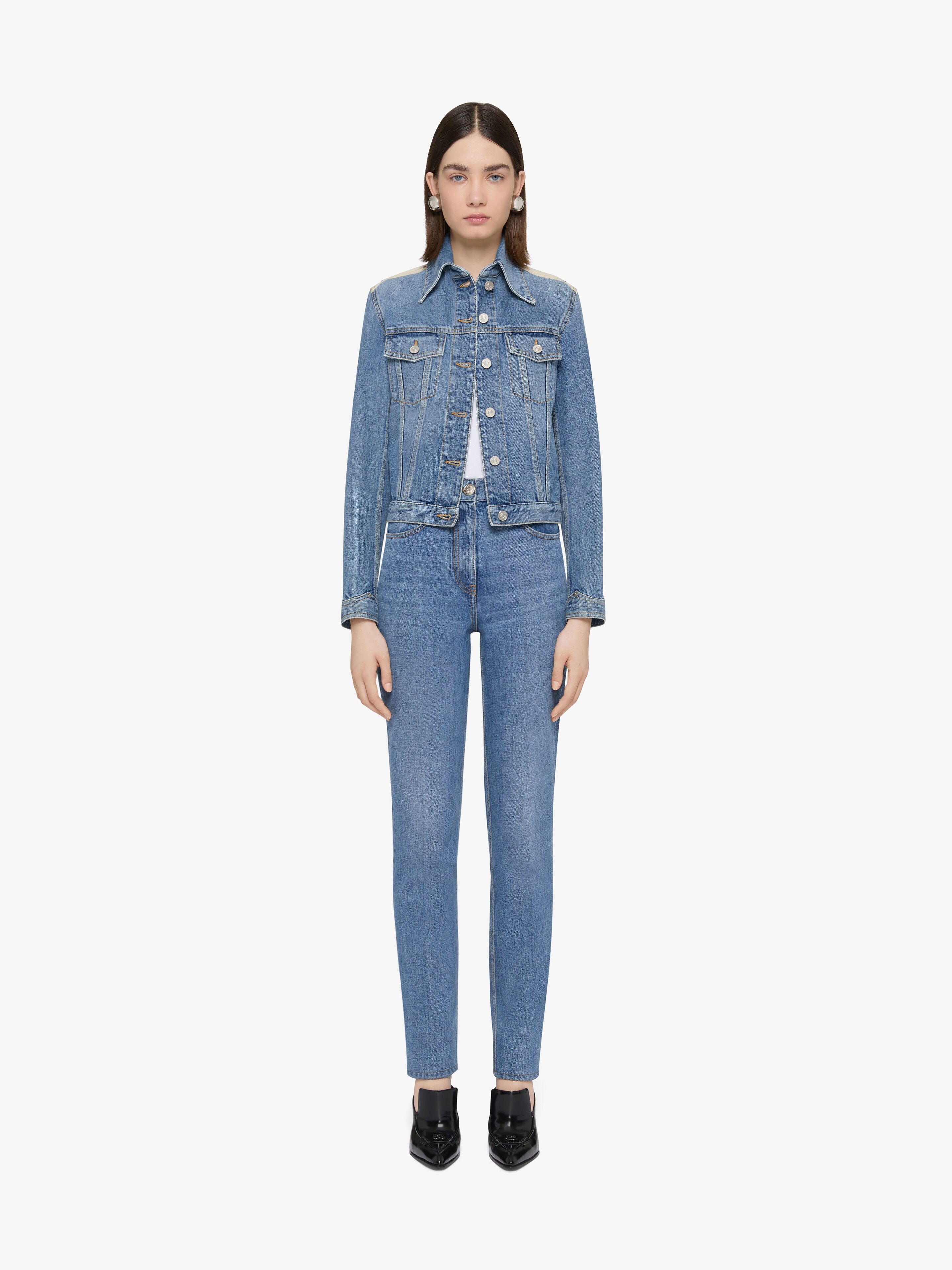 JACKET IN DENIM WITH YOKE - 2