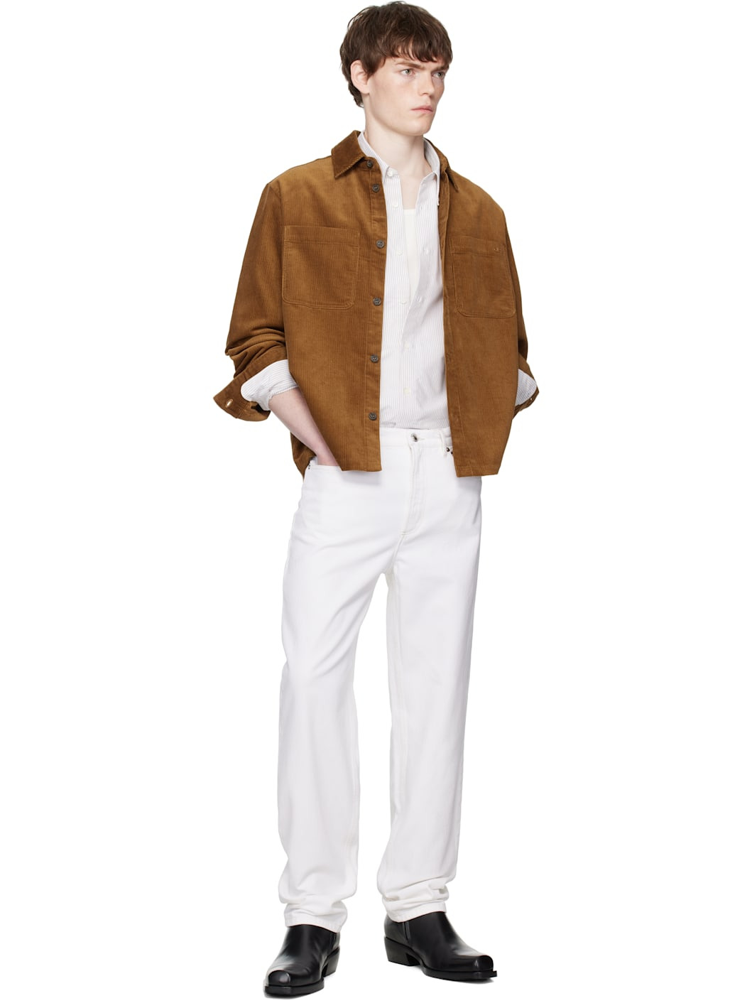 Tan Leon Overshirt - 5