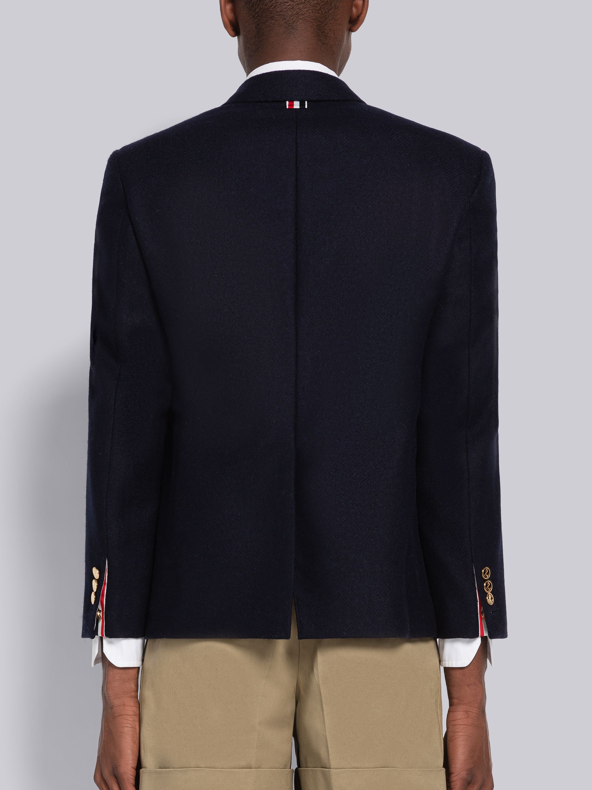 Shetland Wool Single Vent Sport Coat - 3