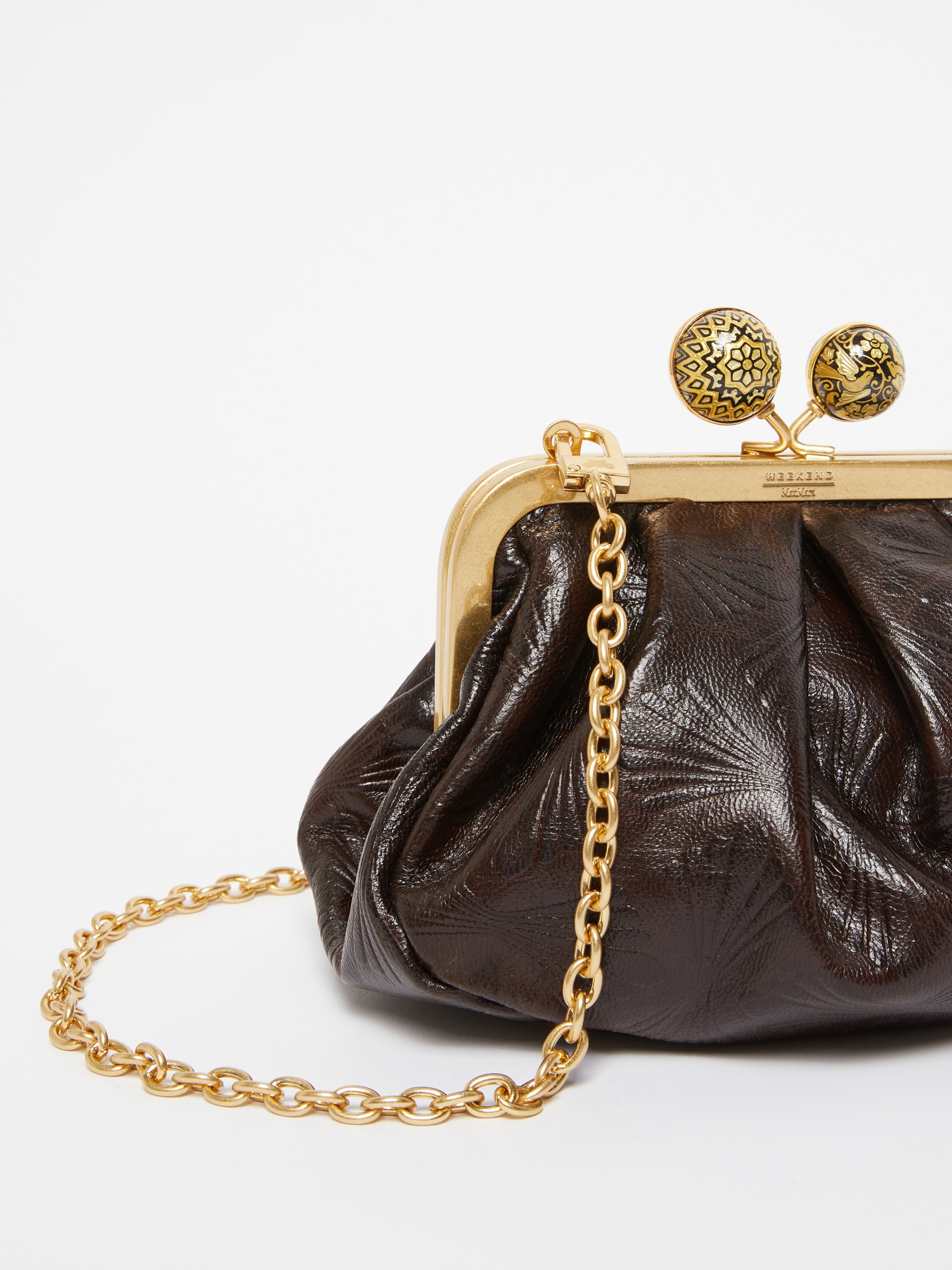 SPANISHHERITAGE Small smooth leather Pasticcino Bag - 4