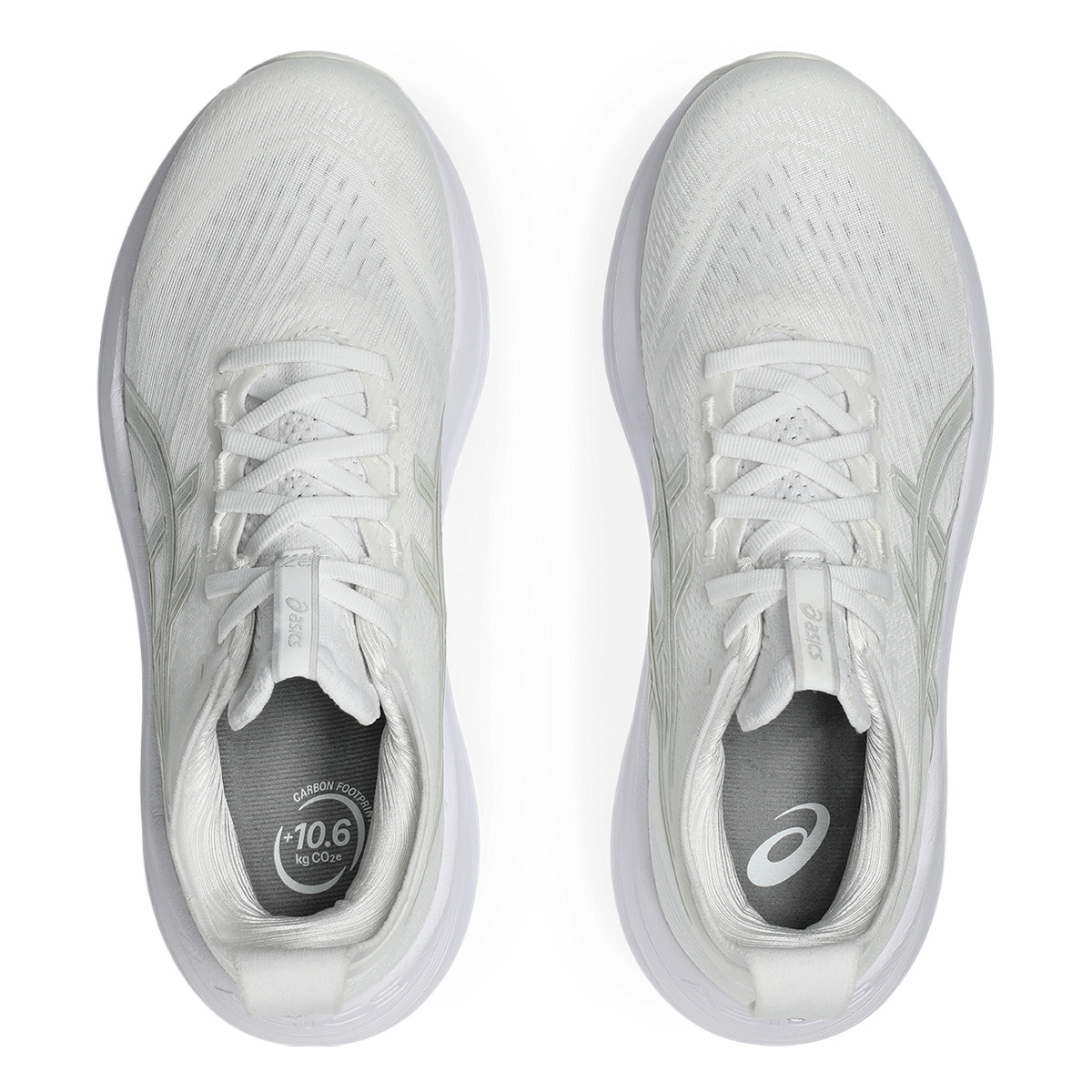 Asics Gel Nimbus 27 White - Glacier Grey - 3