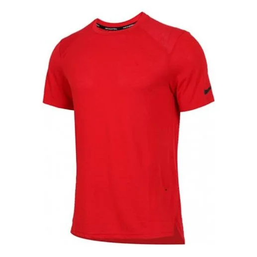 Nike Quick Dry Breathable Basketball Athleisure Casual Sports Short Sleeve Red 891685-657 - 1